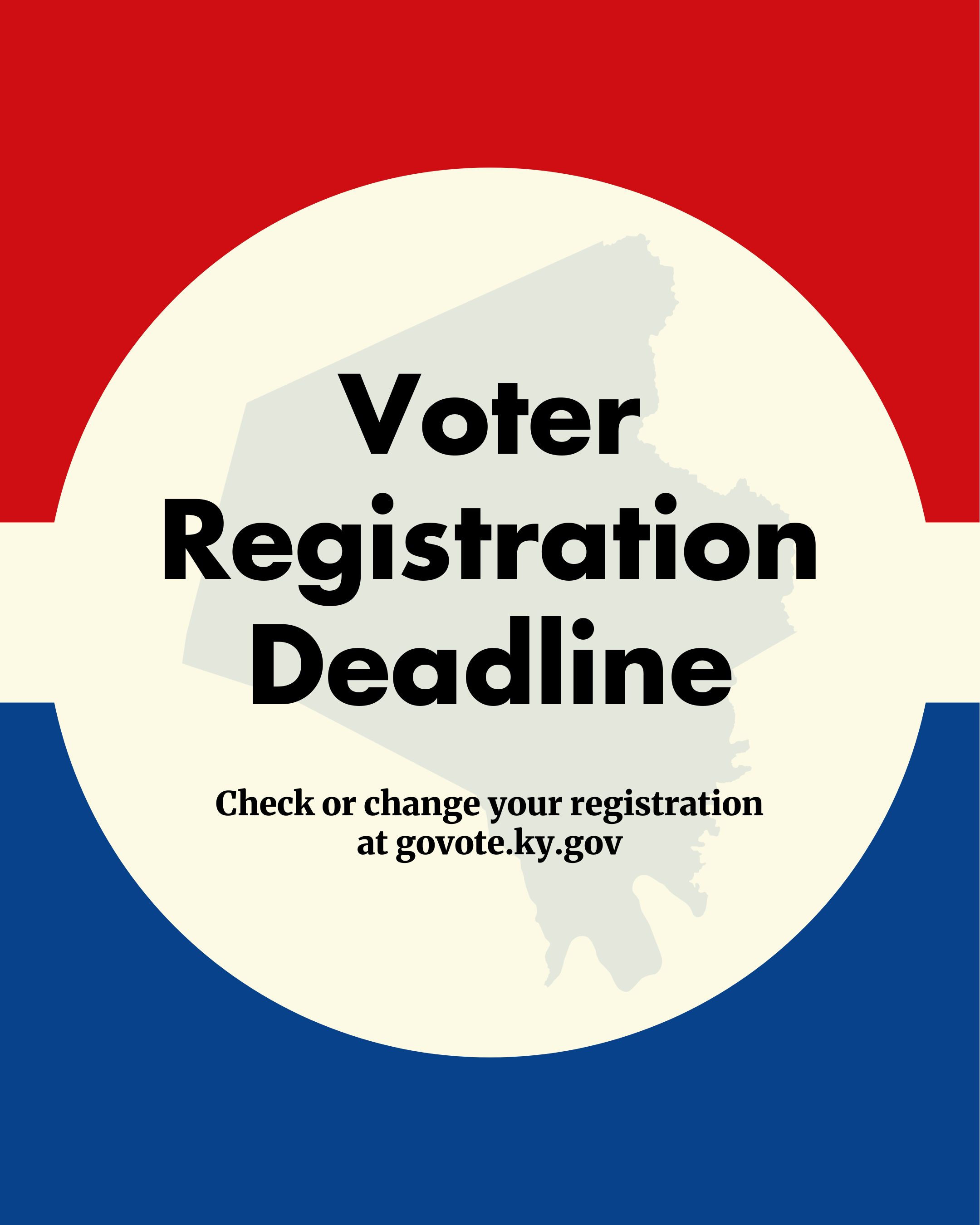 Voter Registration Deadline