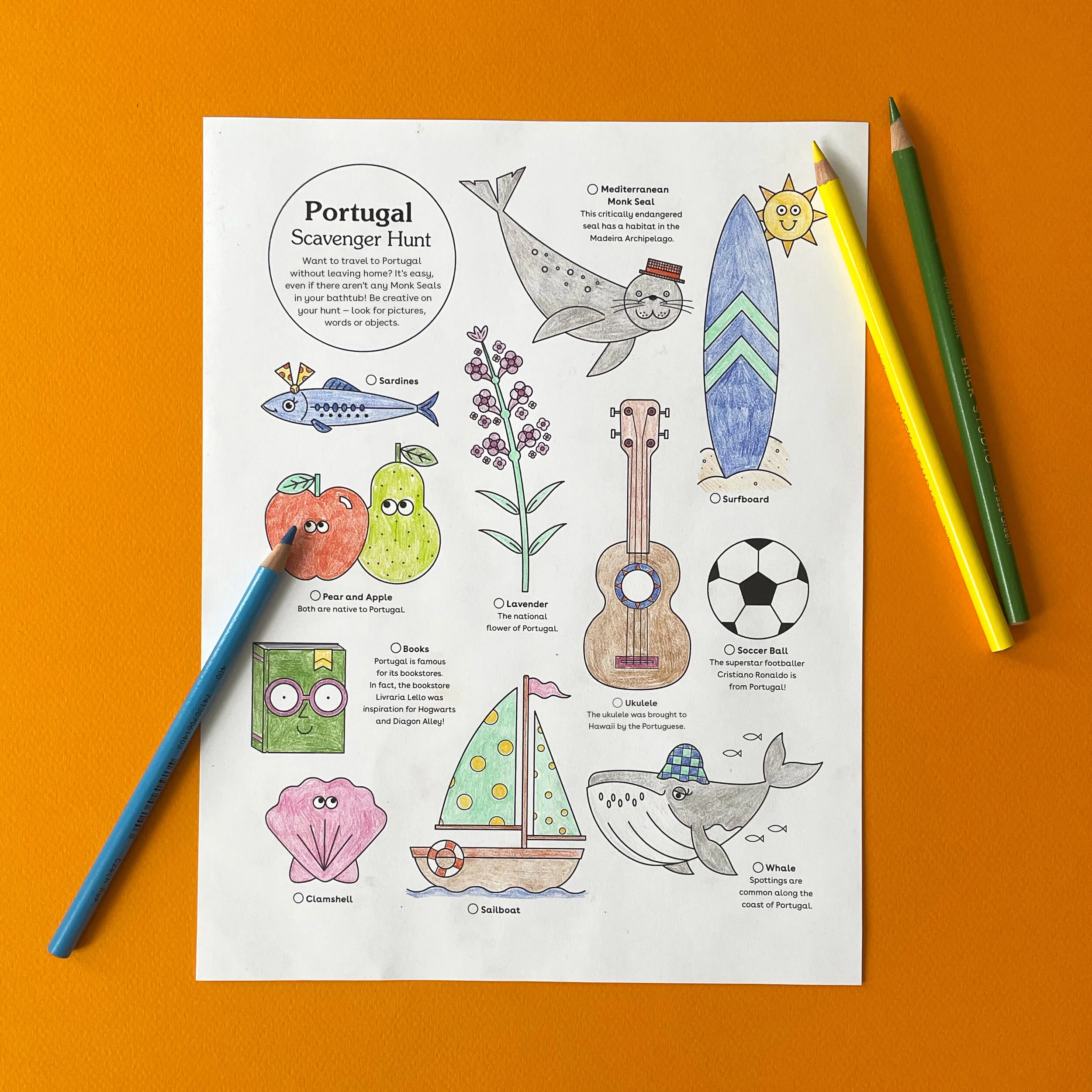 Portuguese Scavenger Hunt