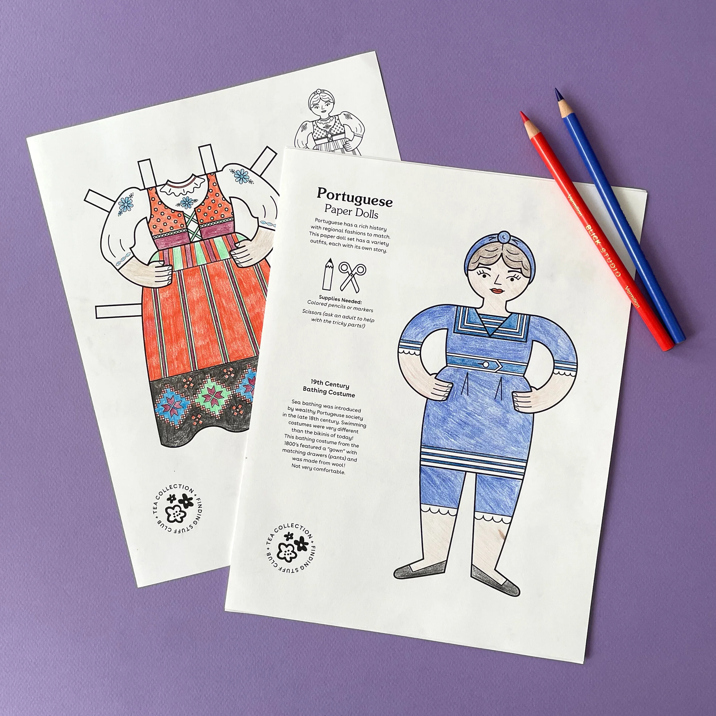 Portuguese Paper Dolls