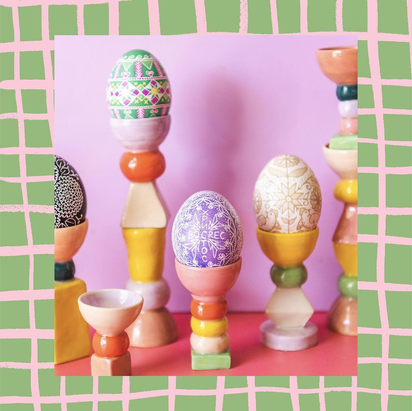 🐰Easter is hopping into view, and we&rsquo;re celebrating the art of egg decorating. We&rsquo;re particularly inspired by Pysanky eggs, a truly beautiful Ukrainian tradition. Here are two book recommendations if you want to learn more:
.
🥚&rdquo;Be