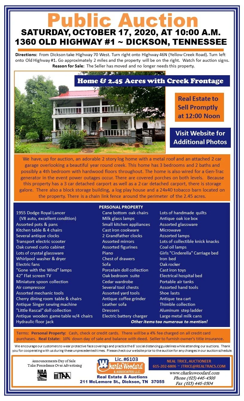 Auctions Charles Woodard Associates