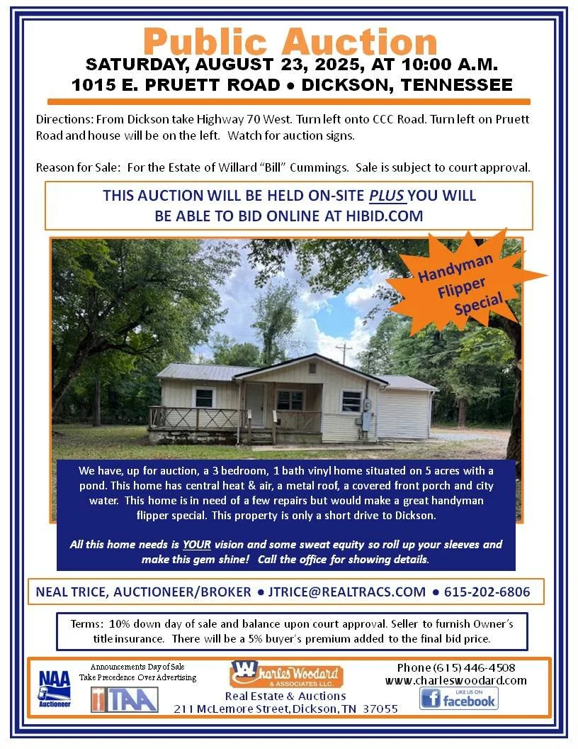 3 Bedroom Home with 5 Acres &amp; a Pond