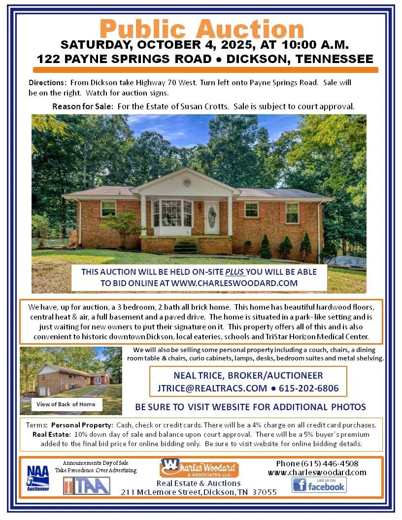 3 Bedroom, 2 Bath Brick Home