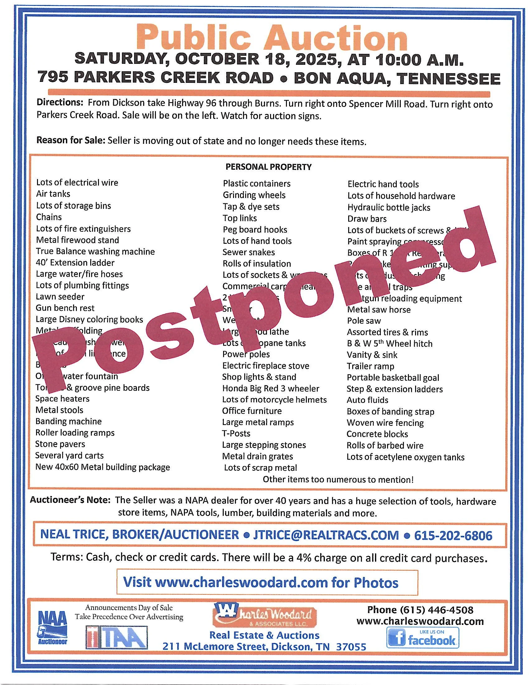 Postponed - Check back in 30-60 days for updates!