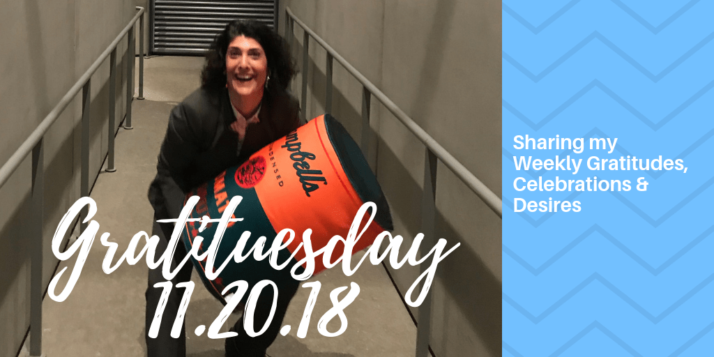 Gratituesday 11.20.18 - Not Making Sense
