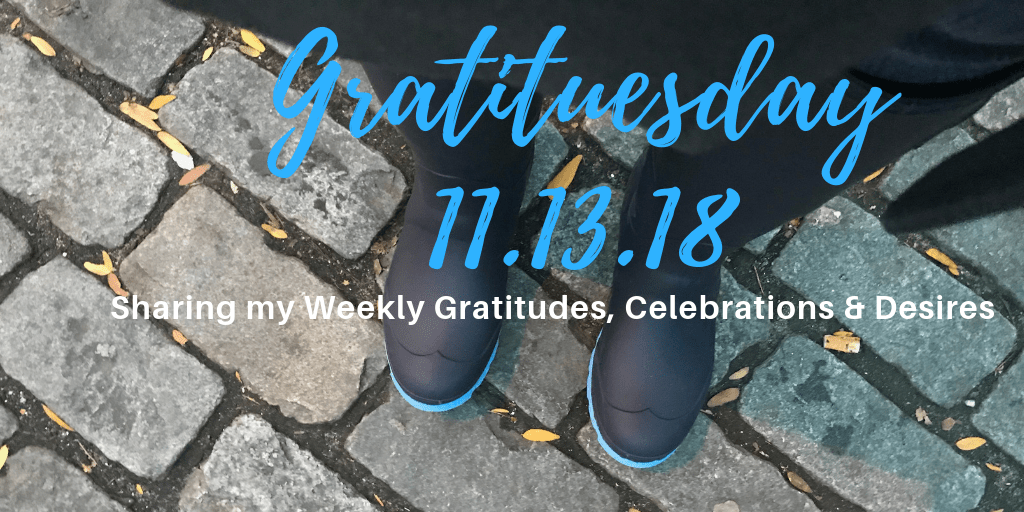 Gratitudesday 11.13.18 - Finding Solutions