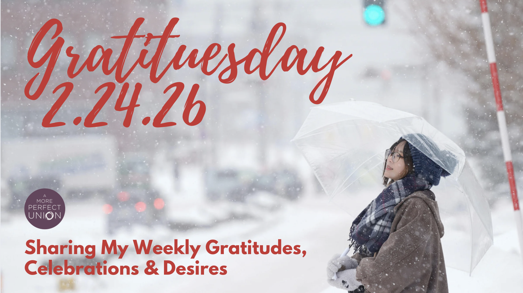 Gratituesday 2.24.26 - Watching the Snow