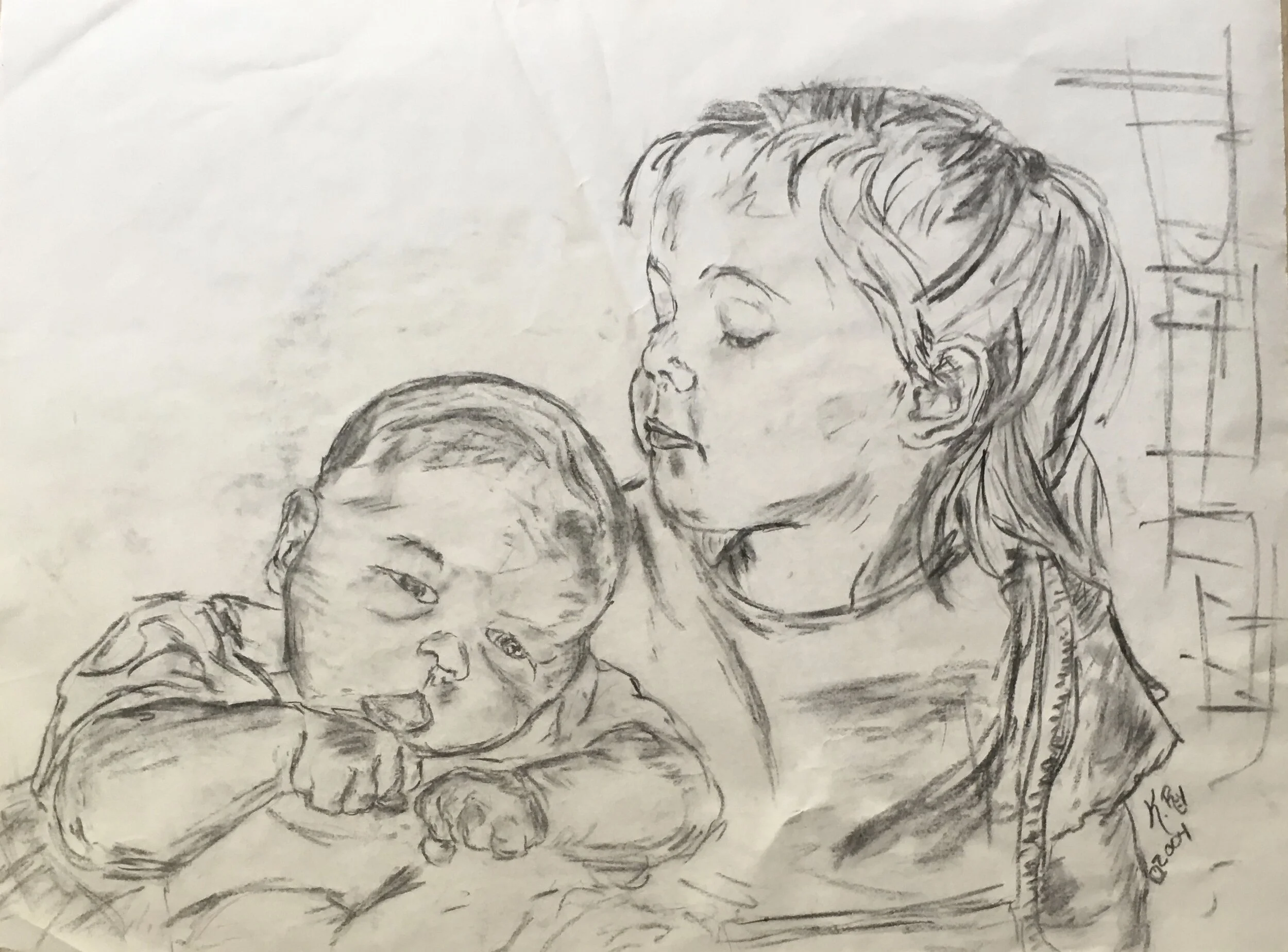 "Isn't She Lovely"  18"x24". $200.00