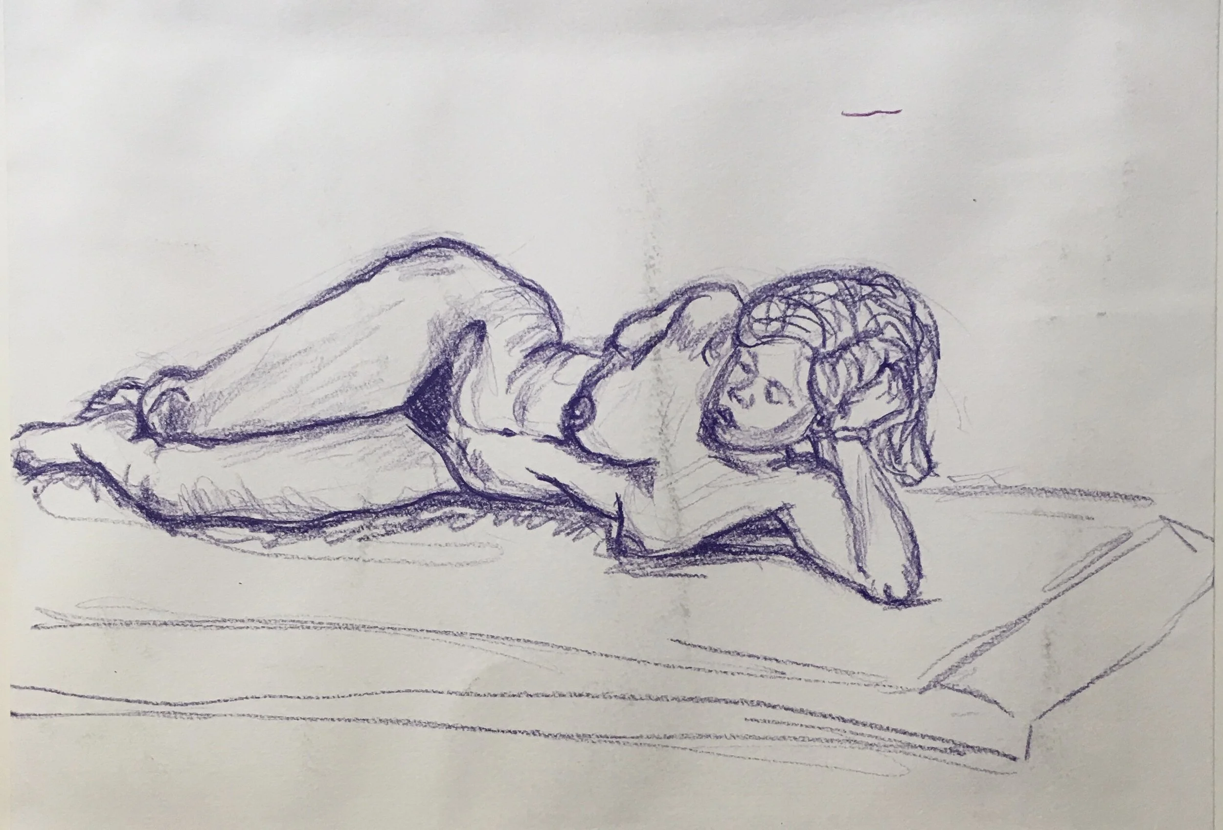 "Model Study"  11"x14"   $100.00