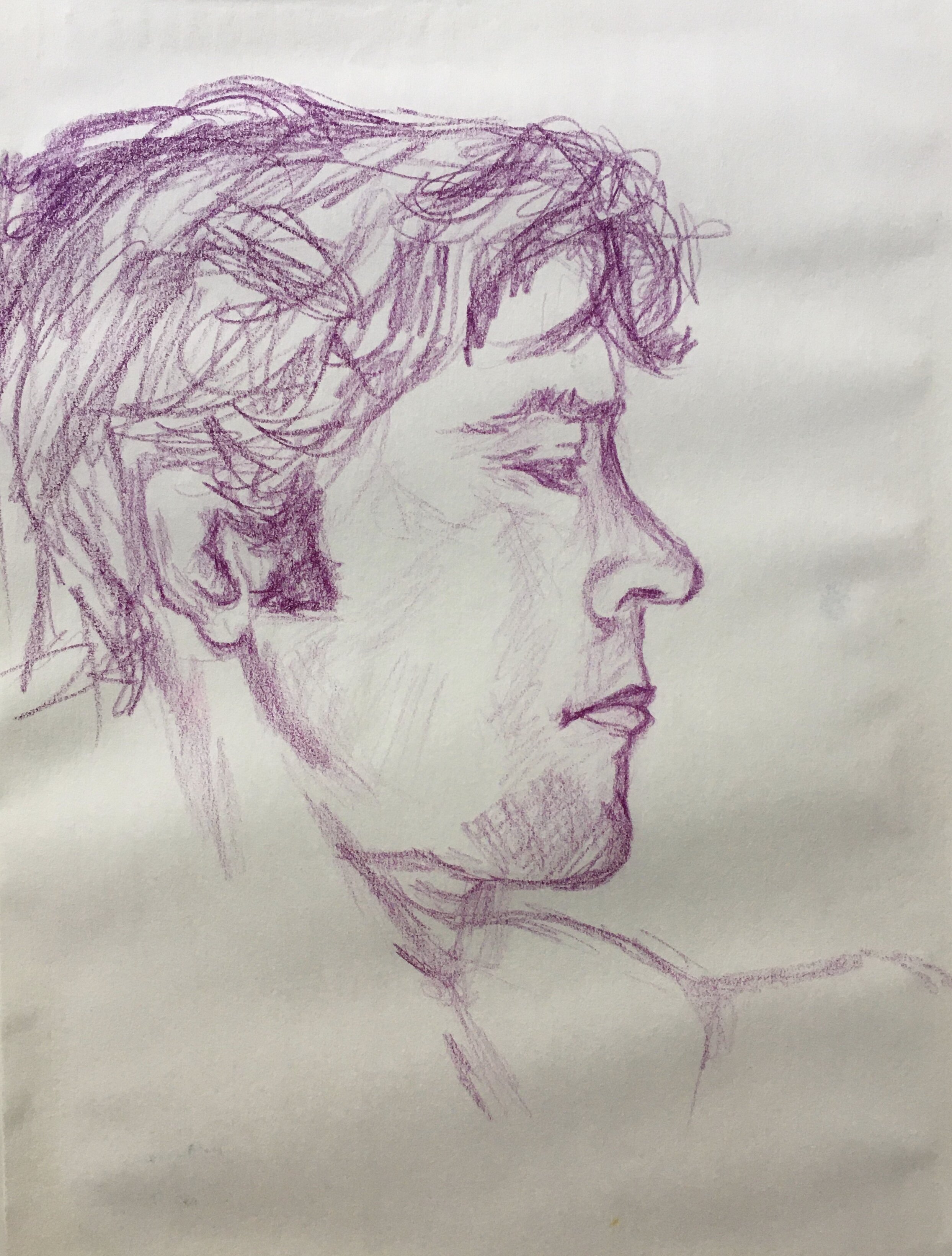 "Thoughtful"   9"x11"   $100.00