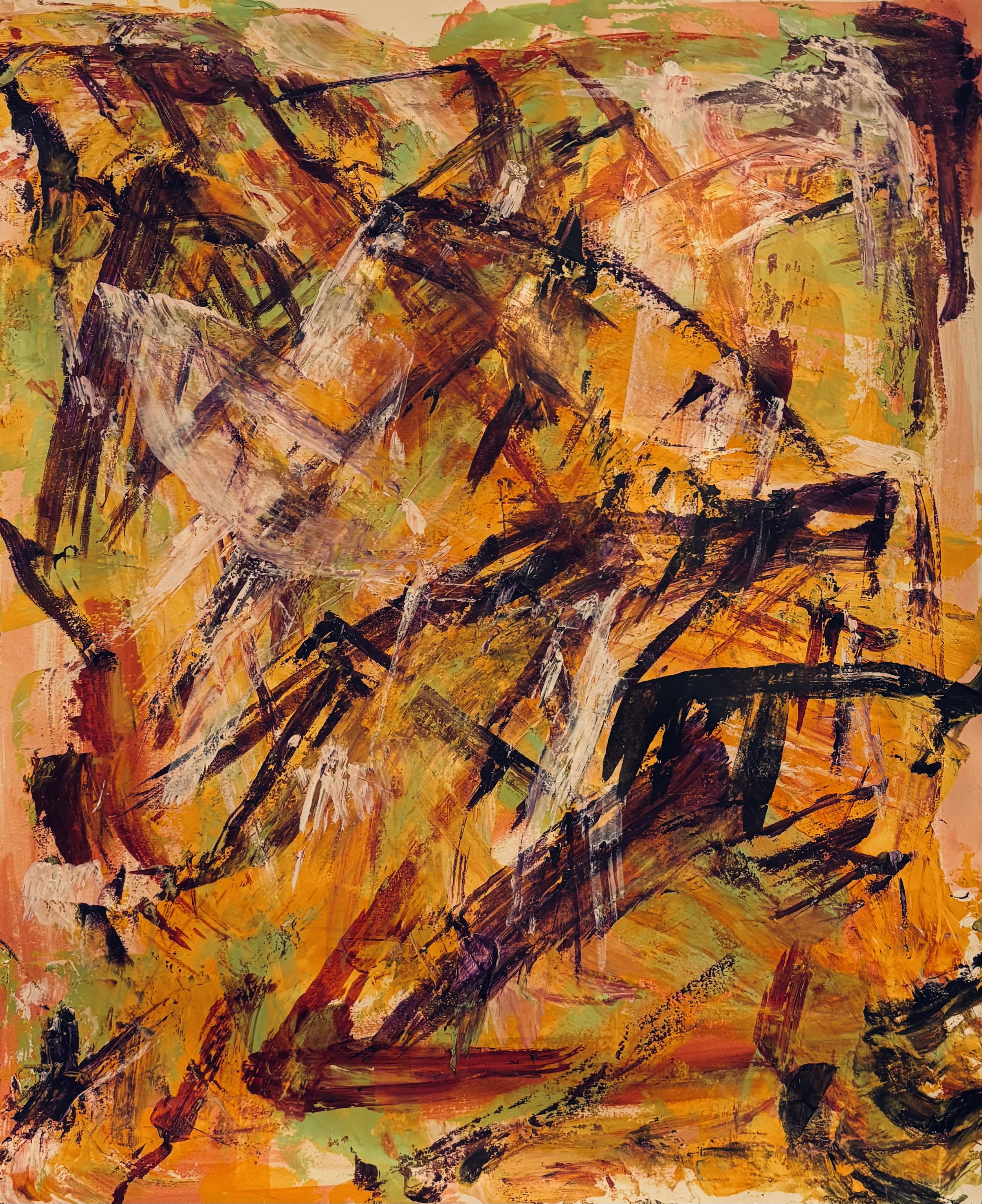 "Orange Crush"        14" x 17"        $200.00 