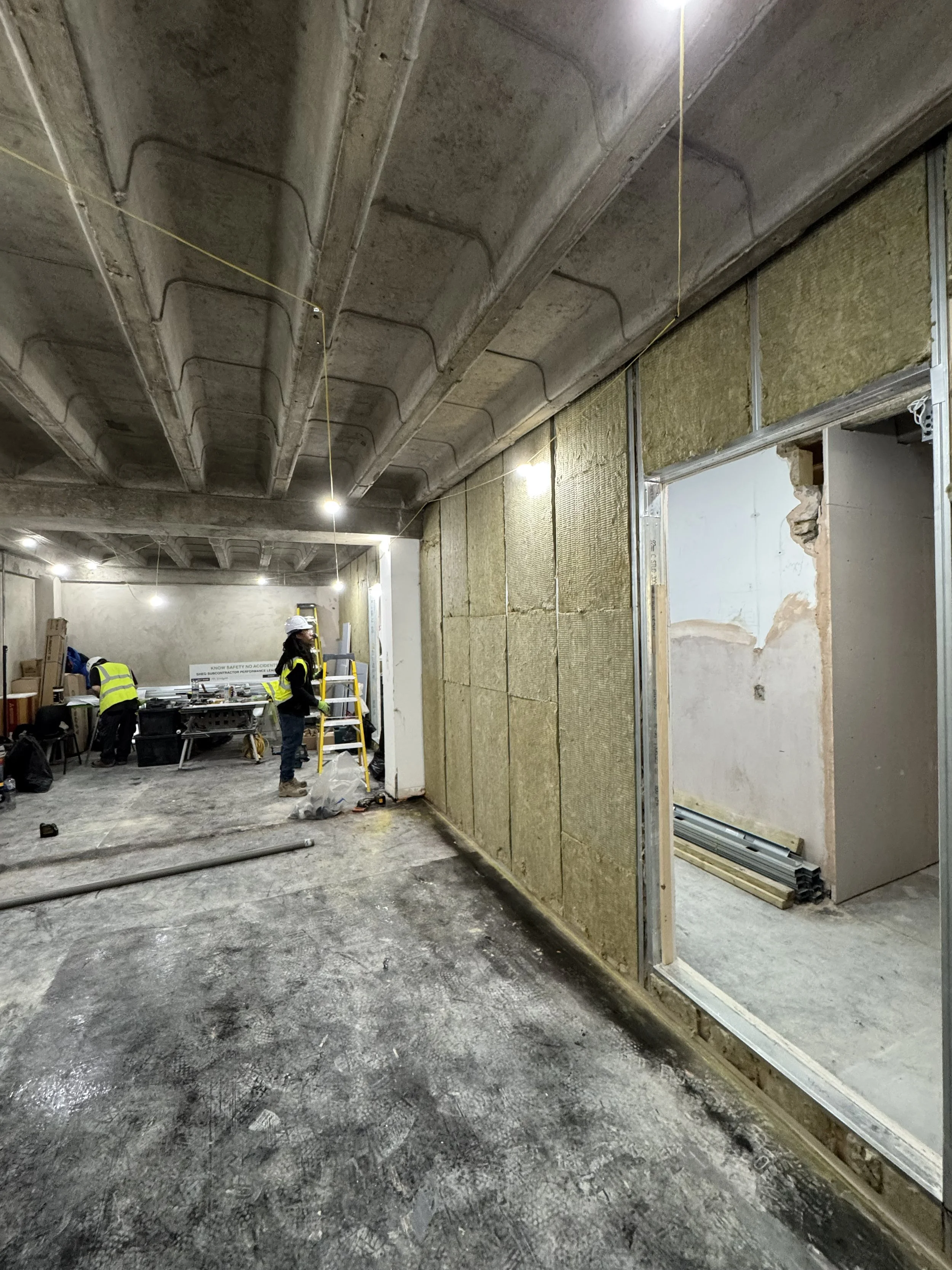 Strip-out works in progress at Armada Music, London.