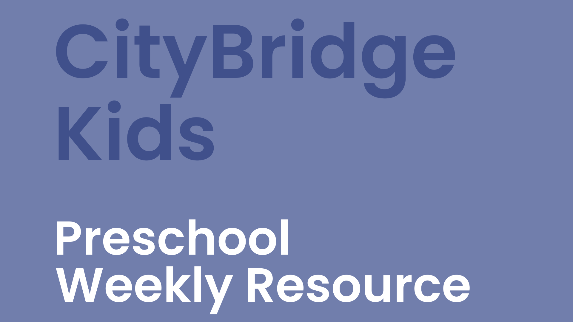 Preschool – Lazarus