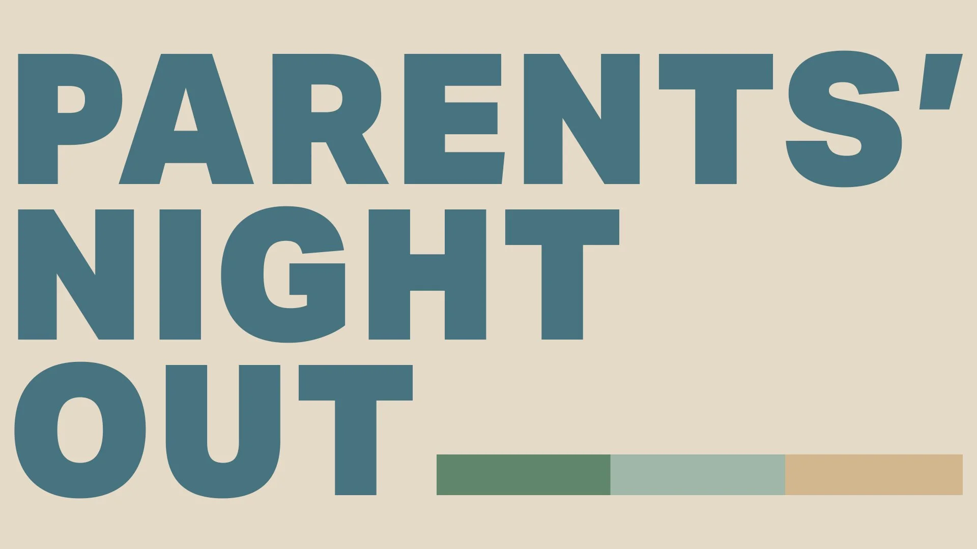 SERVE at Parents' Night Out