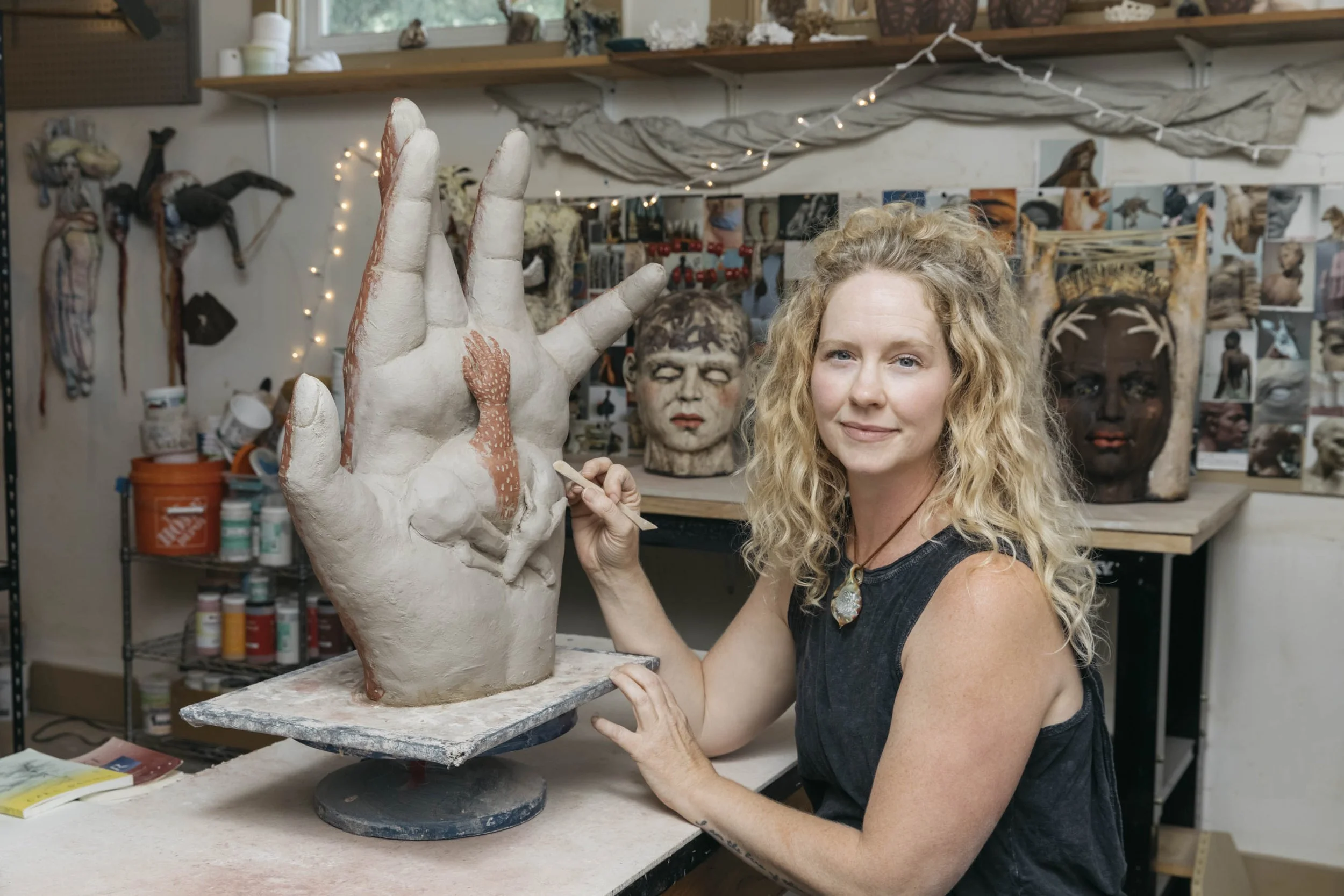 Sculptural Storytelling-The Human and Animal Connection Sculpture Series