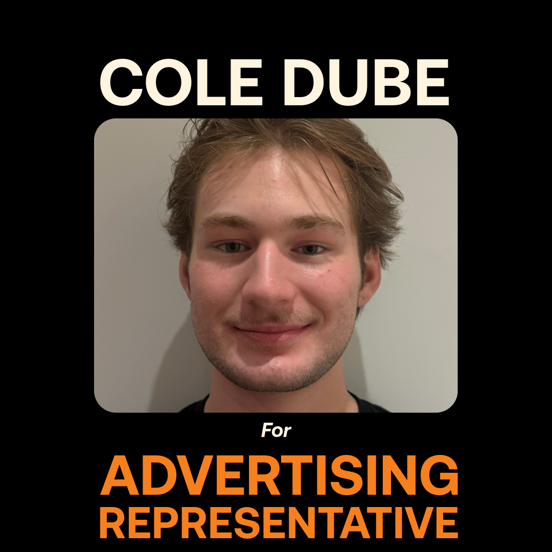 Cole Dube (he/him) – Advertising Representative