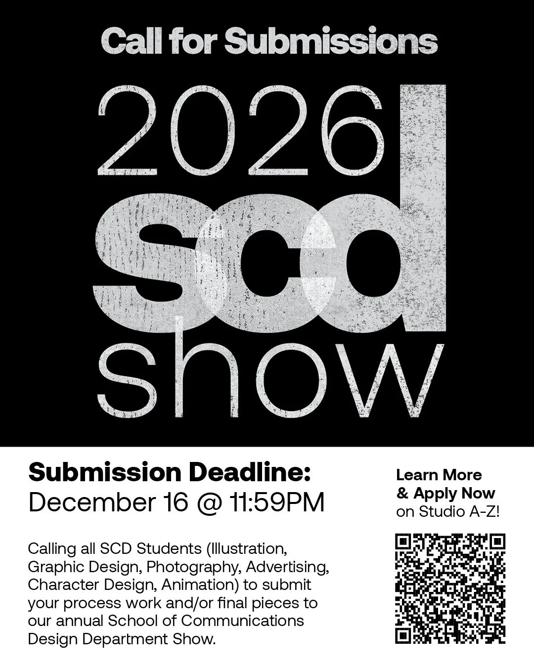 Call for Submission: SCD Show 2025/26