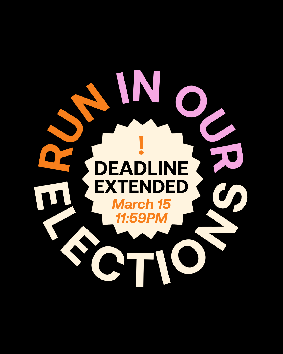 DEADLINE EXTENDED - APPLY TODAY!