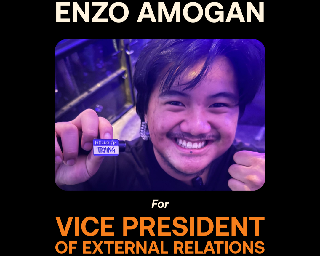 Vice President of External Relations - Enzo Amogan (he/him)