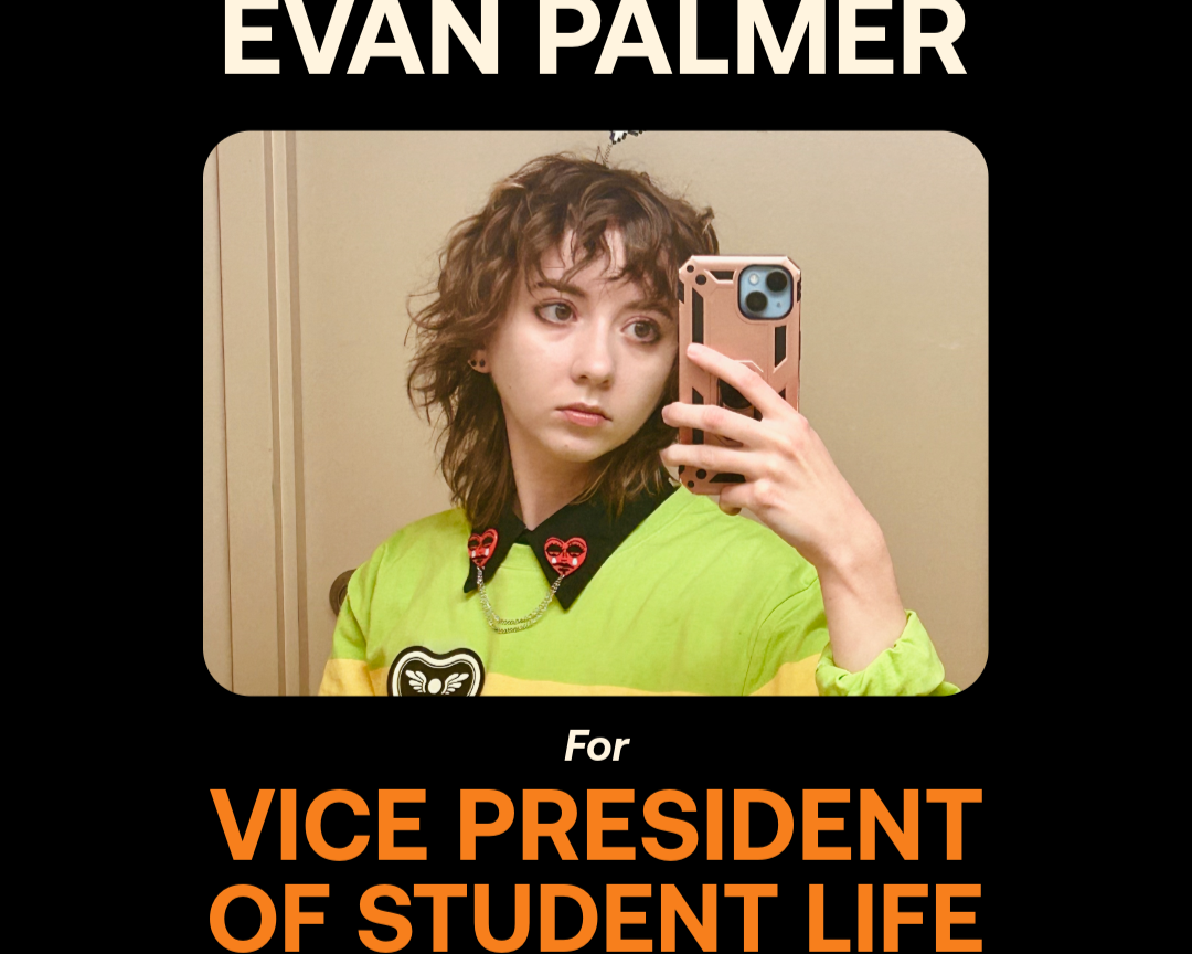 Vice President of Student Life - Evan Palmer (they/them)