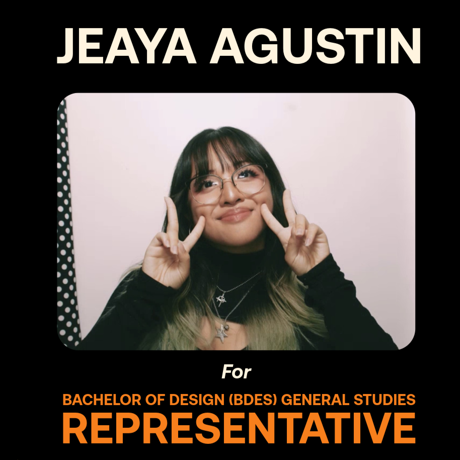 Bachelor of Design (BDes) General Studies - Jeaya Agustin (they/them)