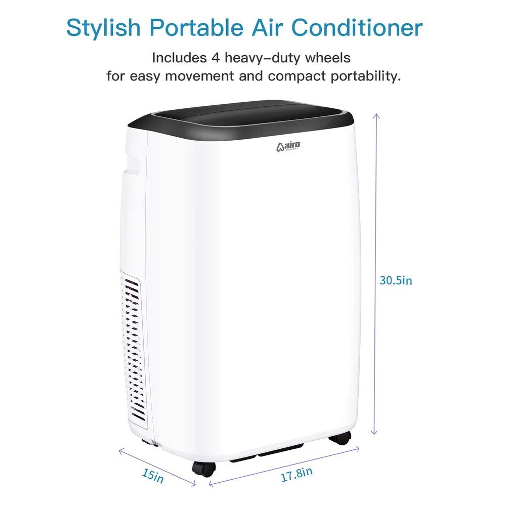 8 000 Btu Portable Air Conditioner Airo Comfort