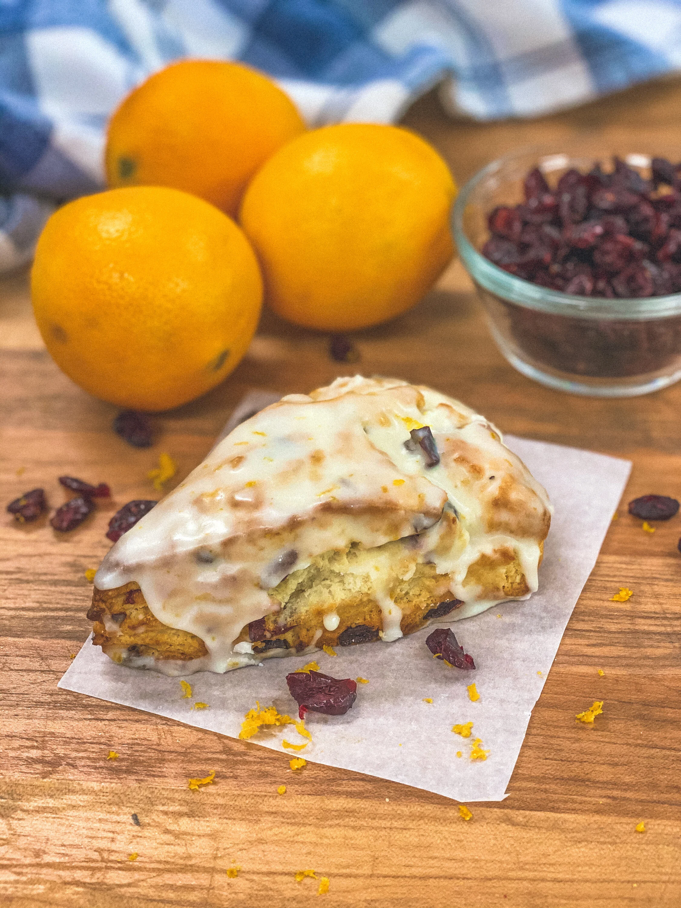 Cranberry Orange Scone