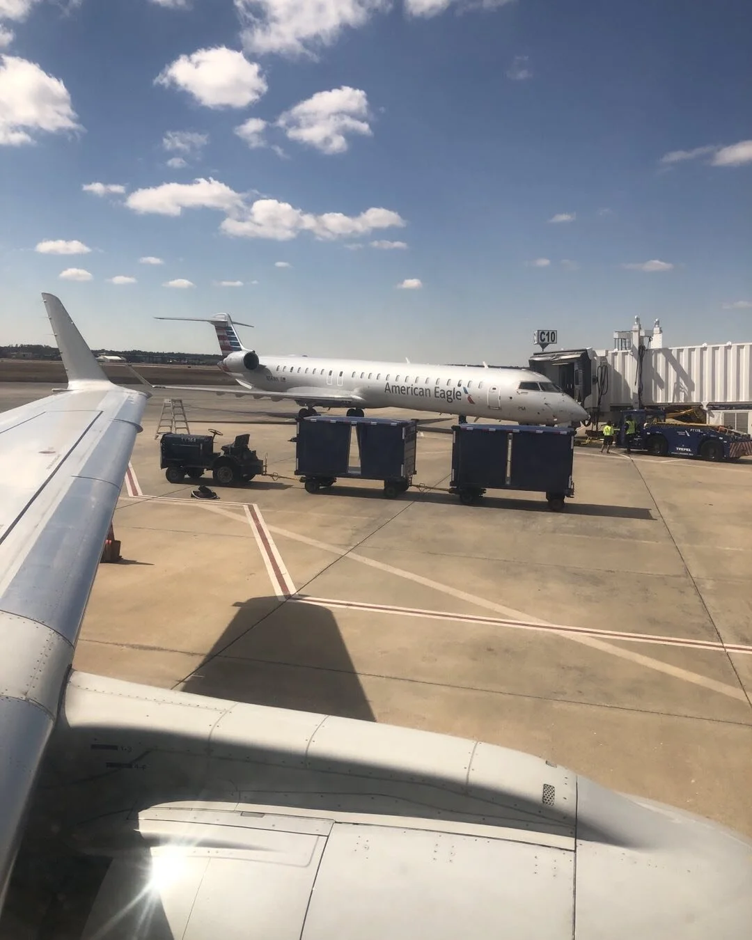 Three kids three destinations.  Me Chicago left Morgan Kentucky right. Quinn ft drum New York.  Evan Ponte vedra Florida.  Crazy life.