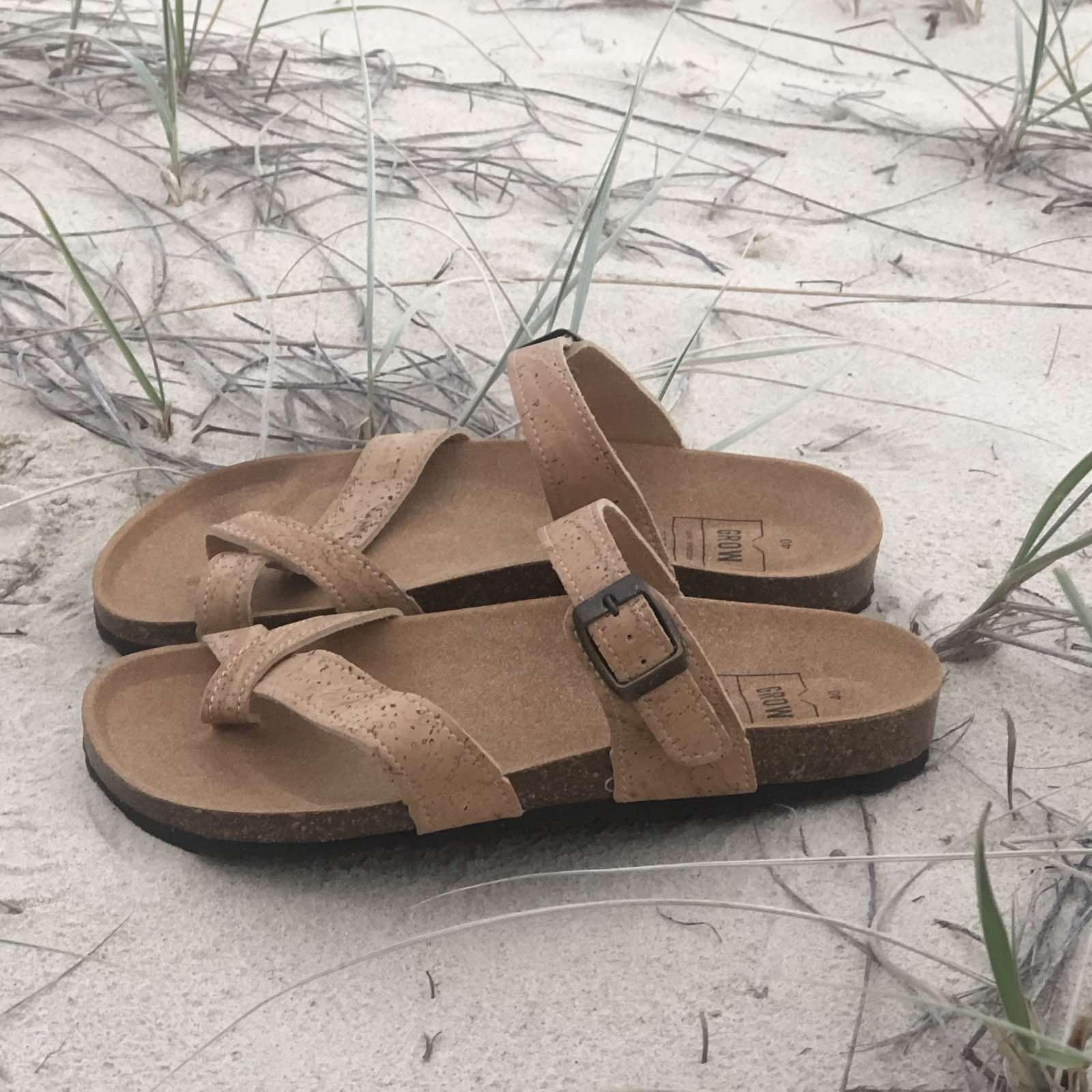 Natural Vegan Cork Sandals