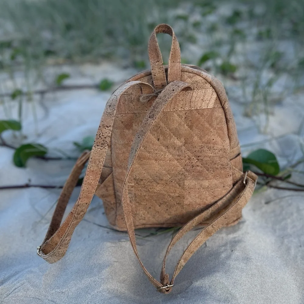 All Natural Cork Backpack Mia — The Cork Shop