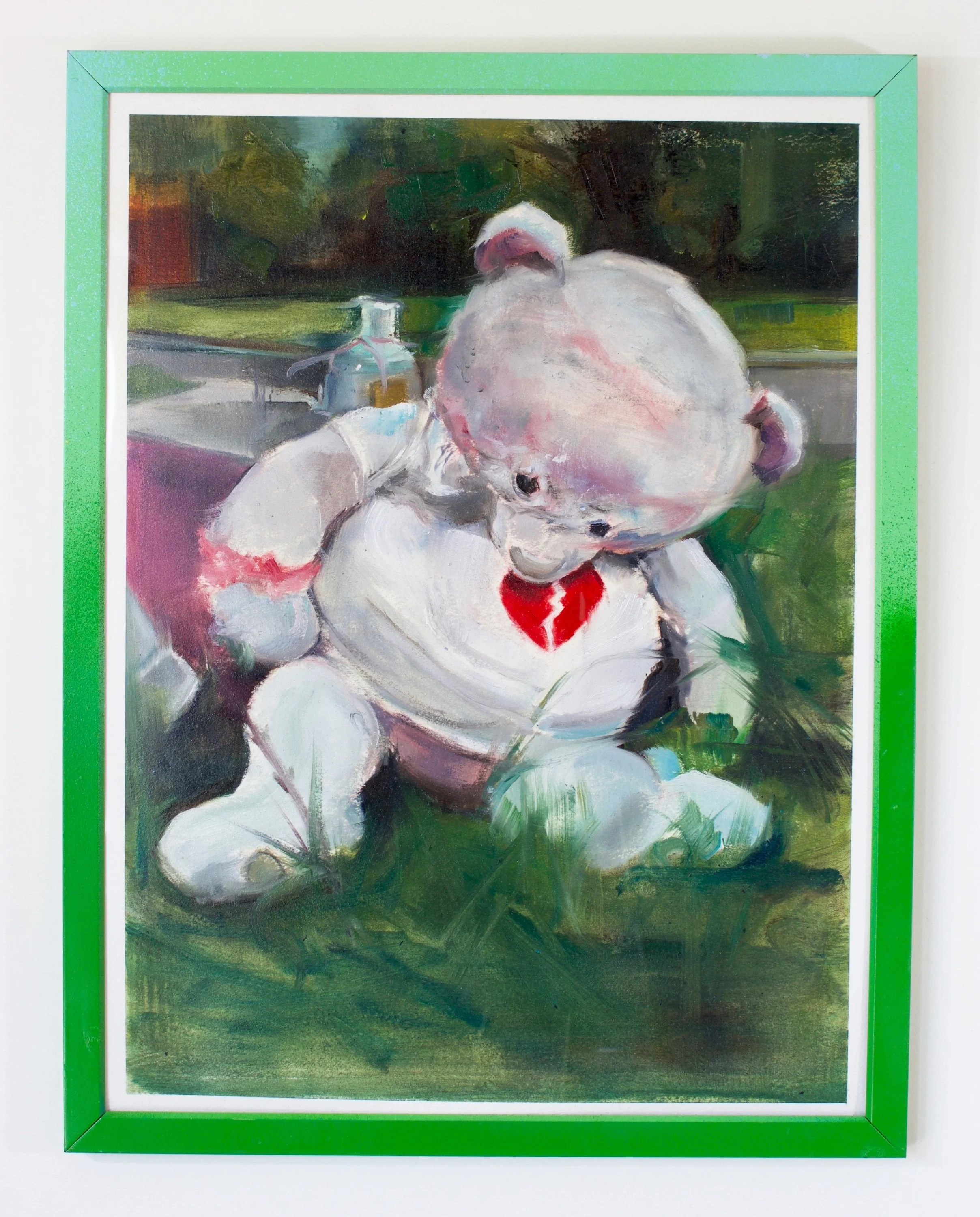 "Heart Break St."
oil paint/spraypaint
13"x17"
2024