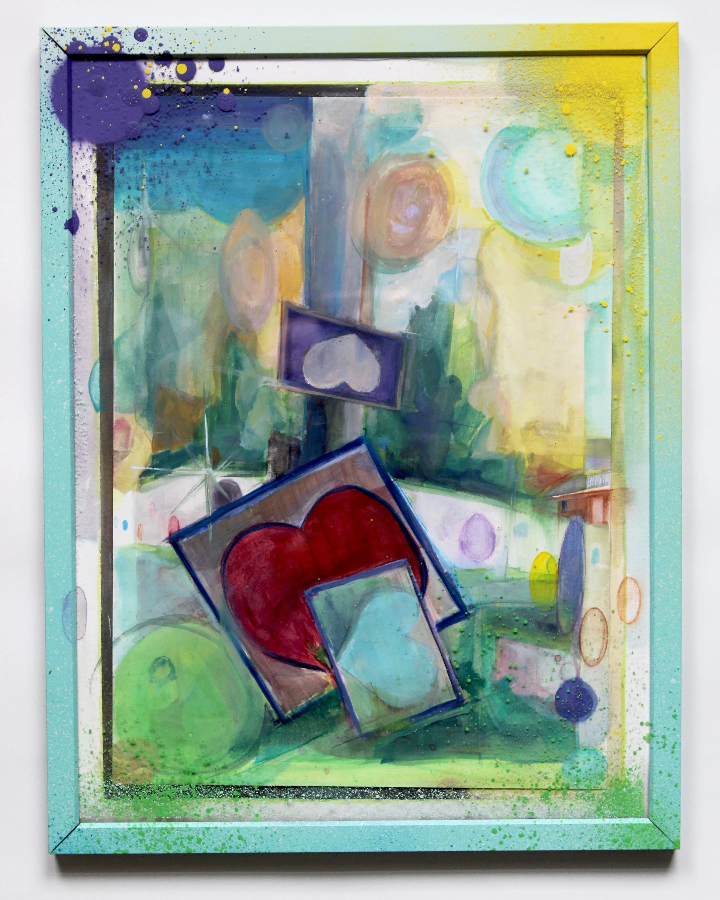 "ode to tyree"
watercolor/gouache/spraypaint
13"x17"
2024