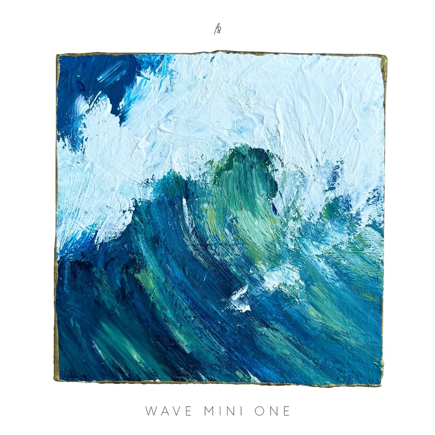 Available: Wave Mini One 🌊🌌 
(flat artist panel)
 This hand-painted wave mini is available, and I&rsquo;m trying out auction style!

📝 How to Bid: 
Add your bid in the comments. The highest bid before 7:00pm ET tomorrow wins! I&rsquo;ll add a comm