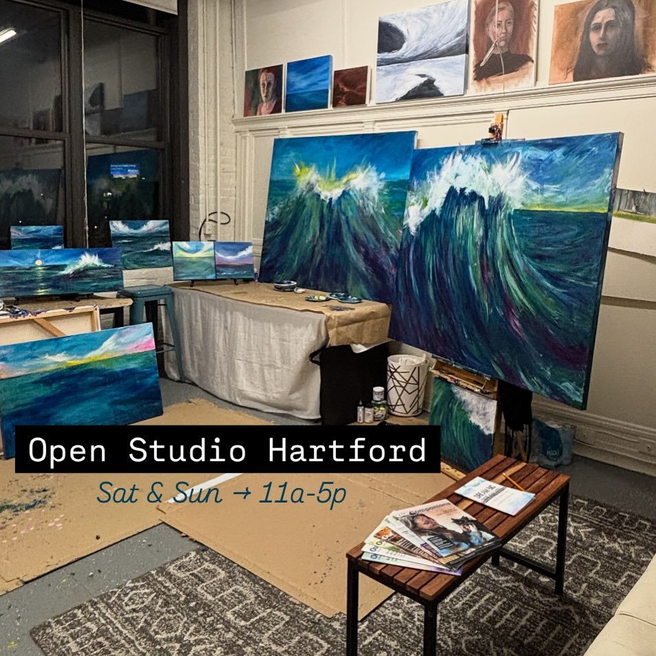 Open Studio Hartford is here!
Sat &amp; Sun &mdash; 11a-5p

I&rsquo;m excited to share the latest in my seascape series 🌊 ✨

@openstudiohartford 

#openstudiohartford2024 #OSH2024 #56arborstreet  #arborstreetartist #acrylicpaintings #seascapes #wate