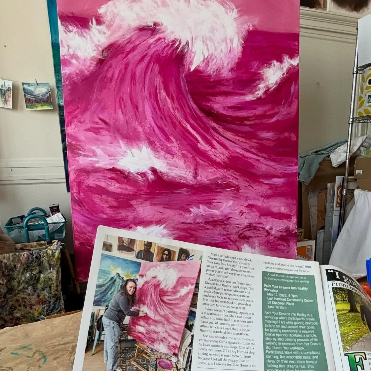Its me - I&rsquo;m that girl!

Big thank you to Tracy Weiss for visiting my studio and writing such a thoughtful article! It&rsquo;s an honor to be featured in the April edition of West Hartford LIFE! 

I received the physical copy of the magazine th