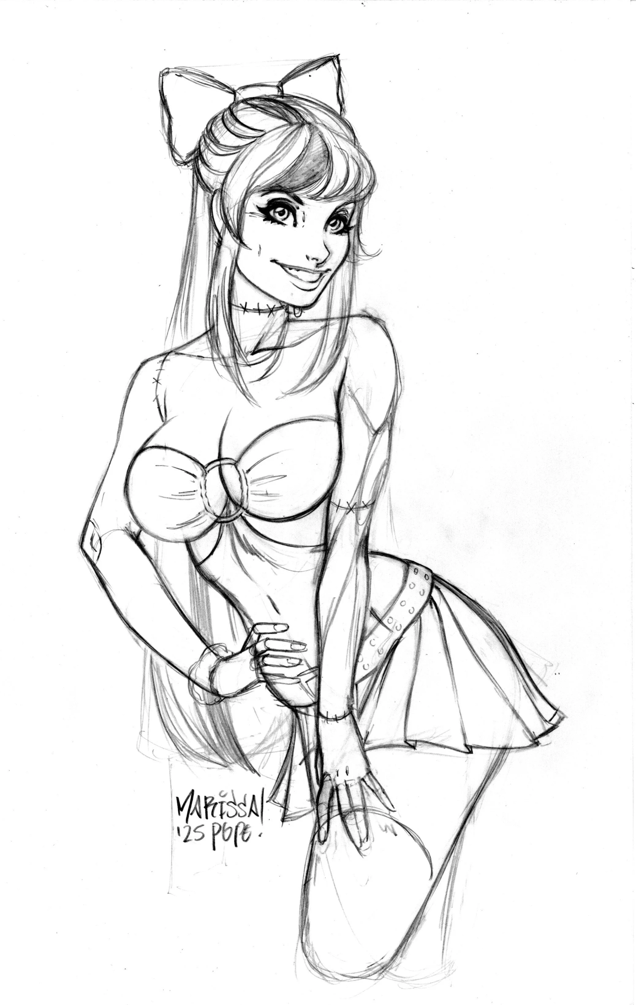 Lilly Crypt Cuties Rough Pencils 7x11in