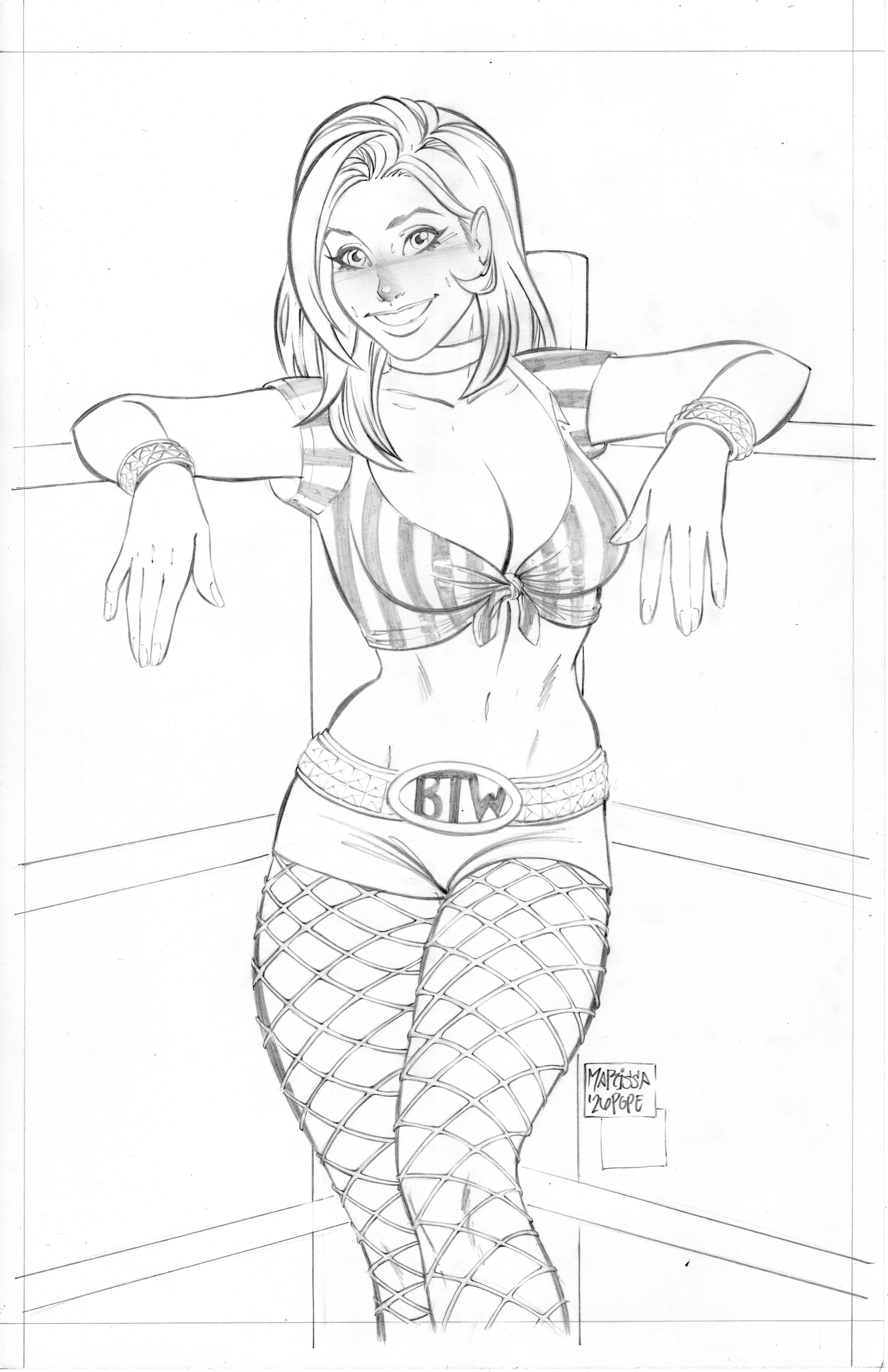 Referee Babe 11x17in Pencils