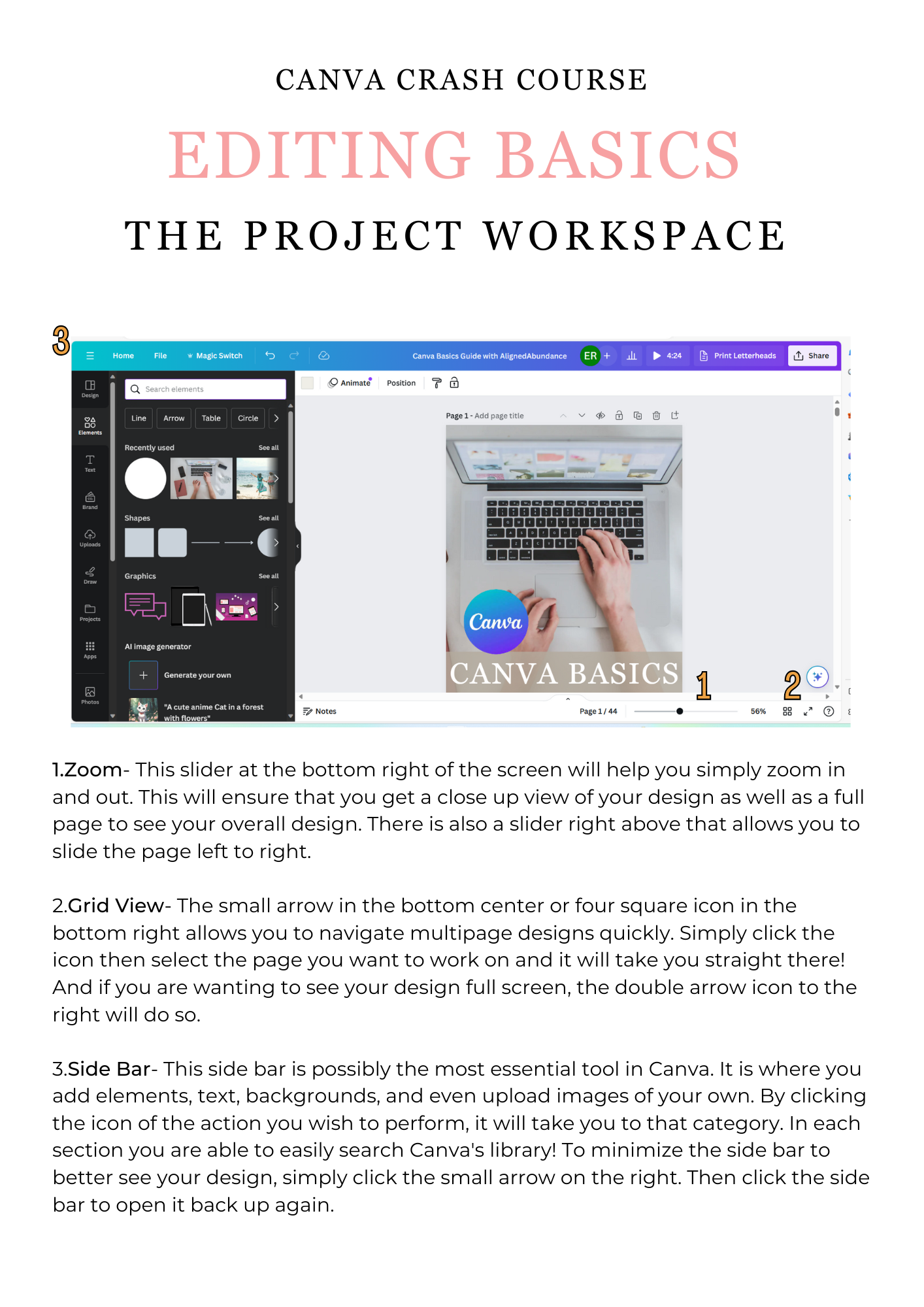 How to use Canva For Beginners