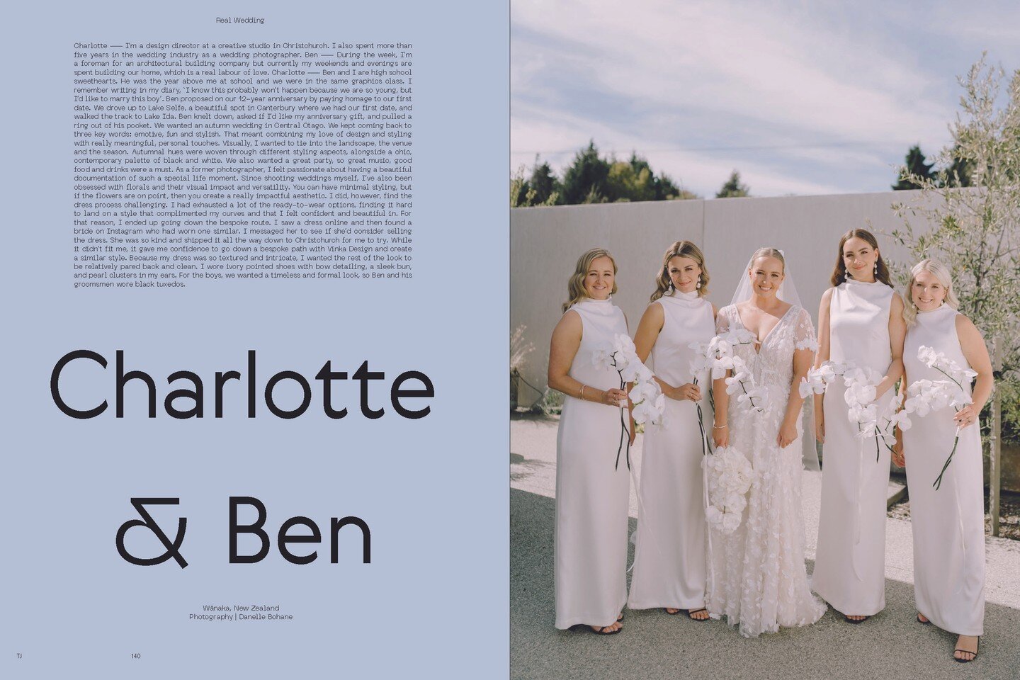 Charlotte + Ben's beautiful March wedding, recently featured in Together Journal Issue 32✨