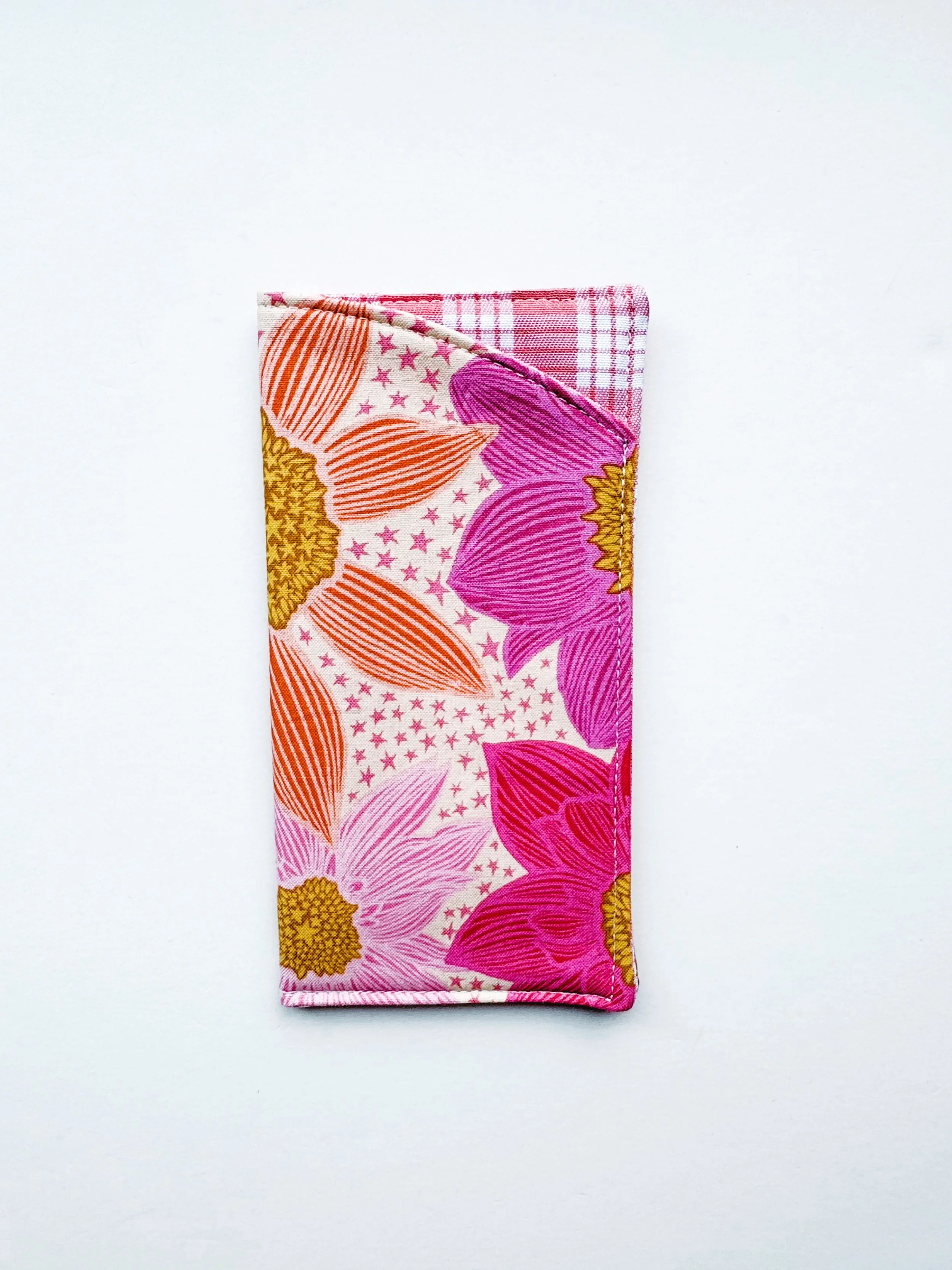 Eyeglass Case - pink floral
