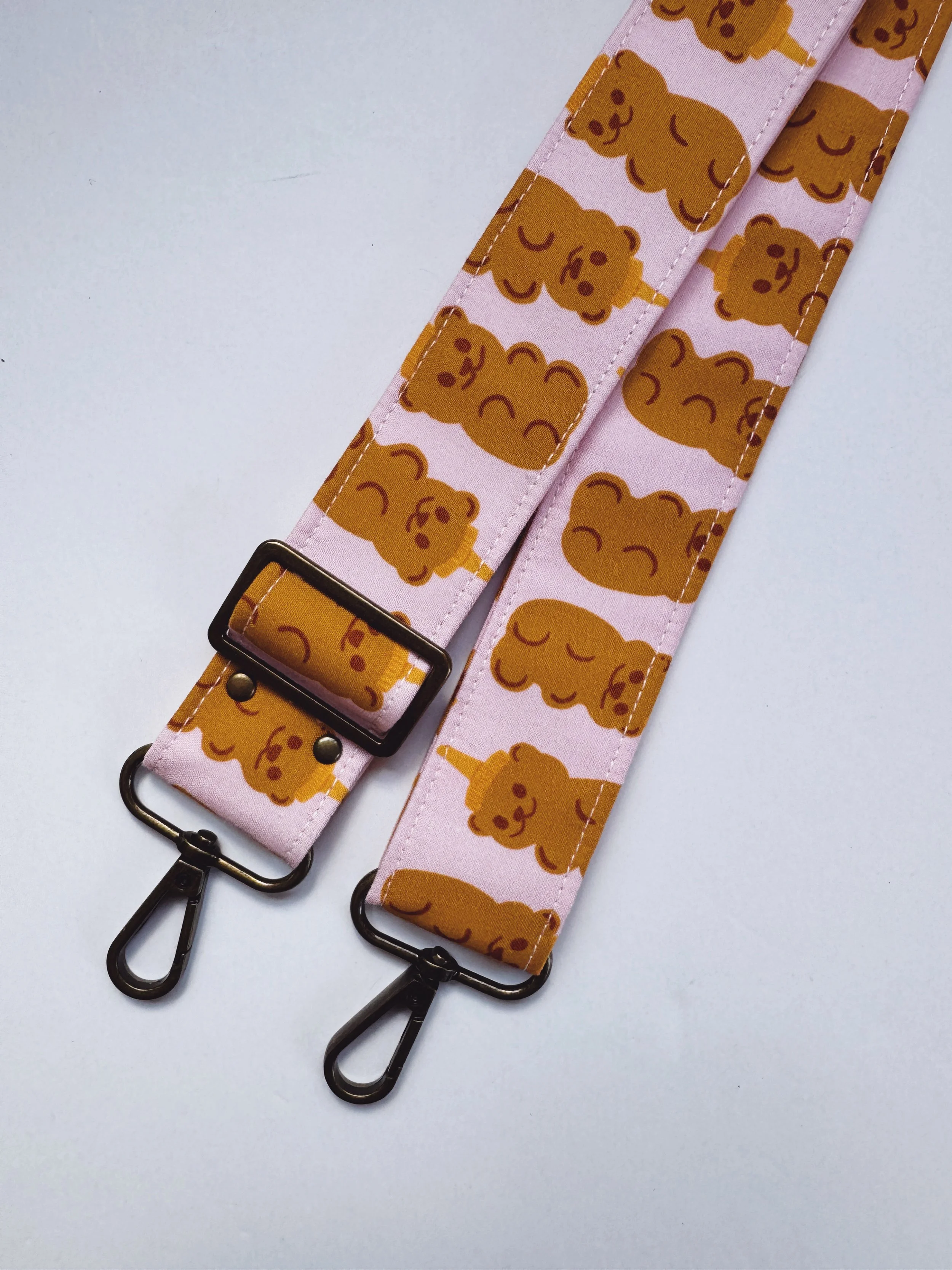 Adjustable purse Strap - honey bears