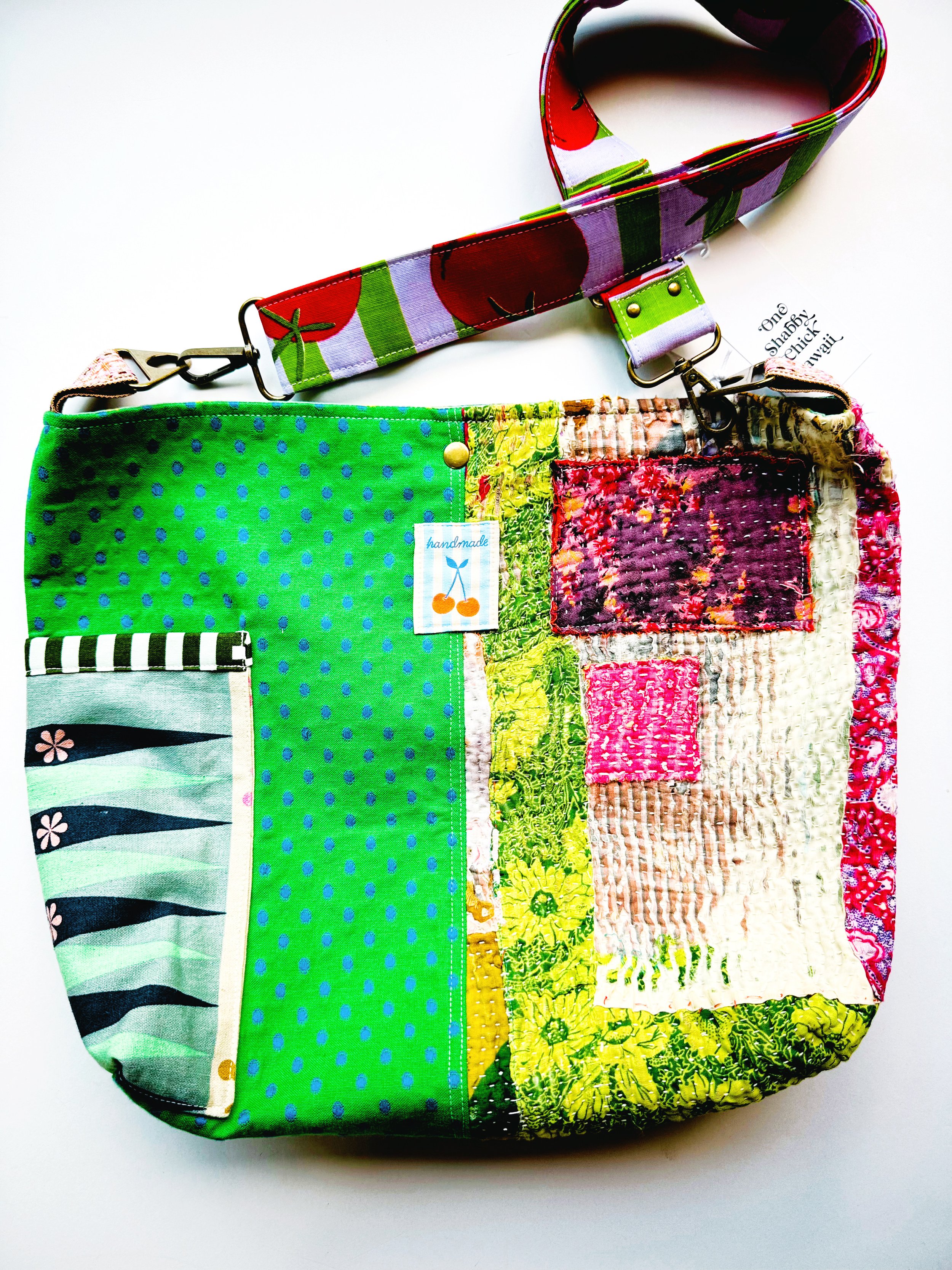 Patchwork Kantha Crossbody