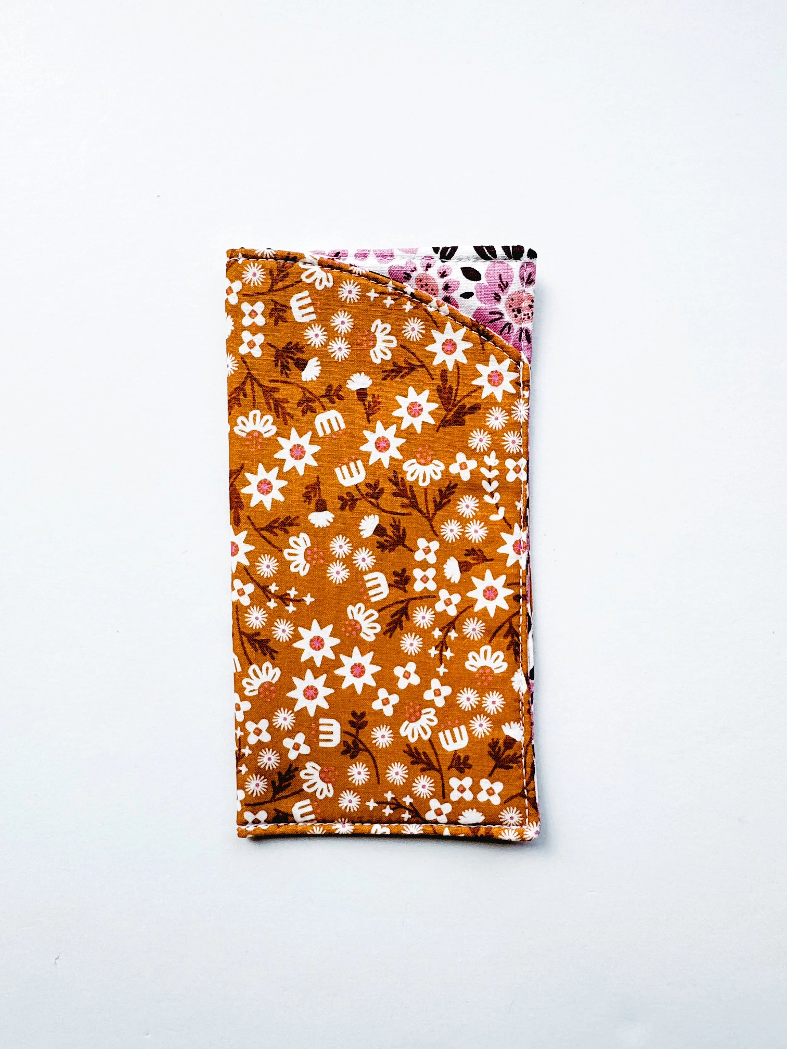 Eyeglass Case - caramel floral
