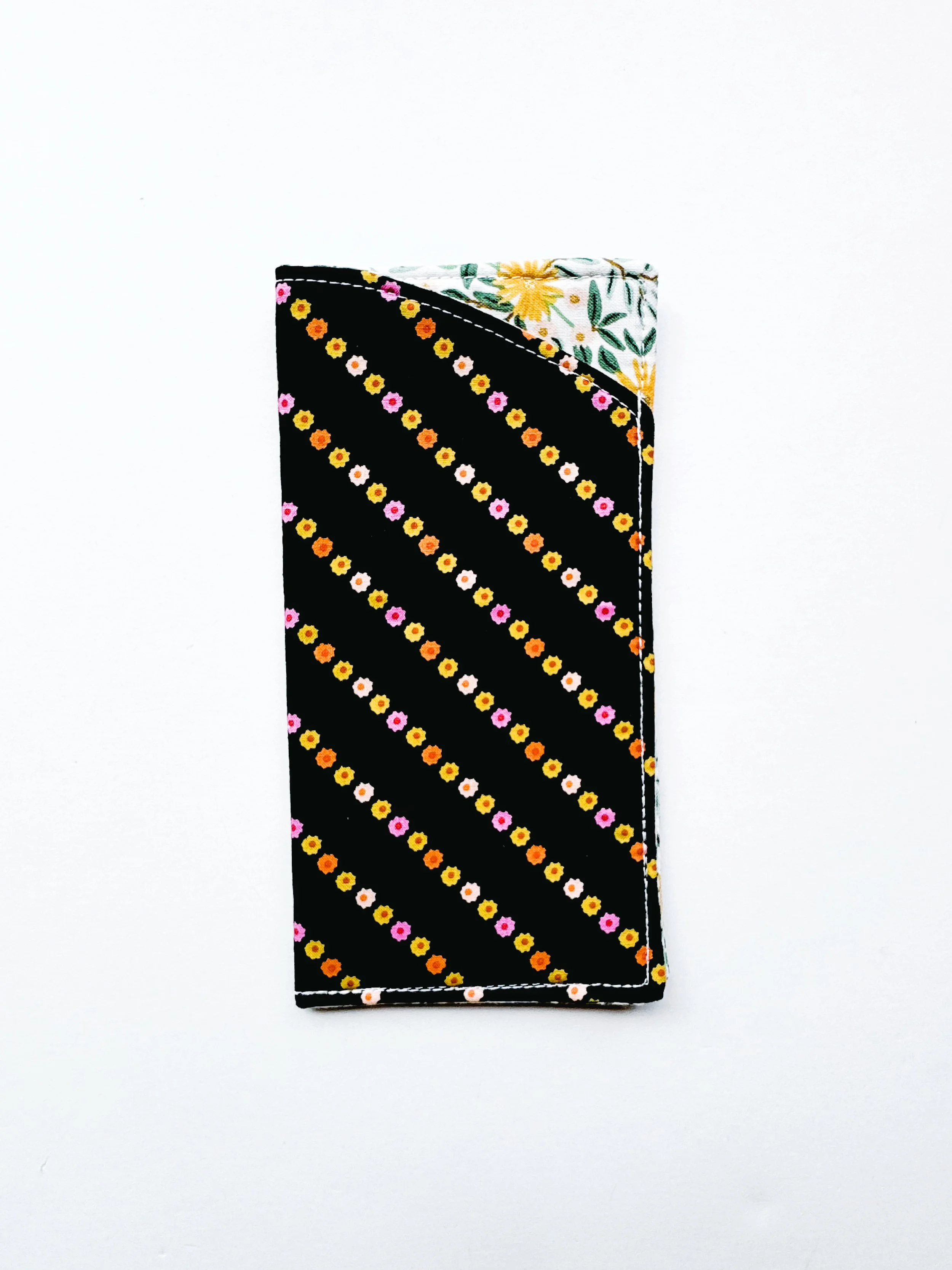 Eyeglass Case - floral chain
