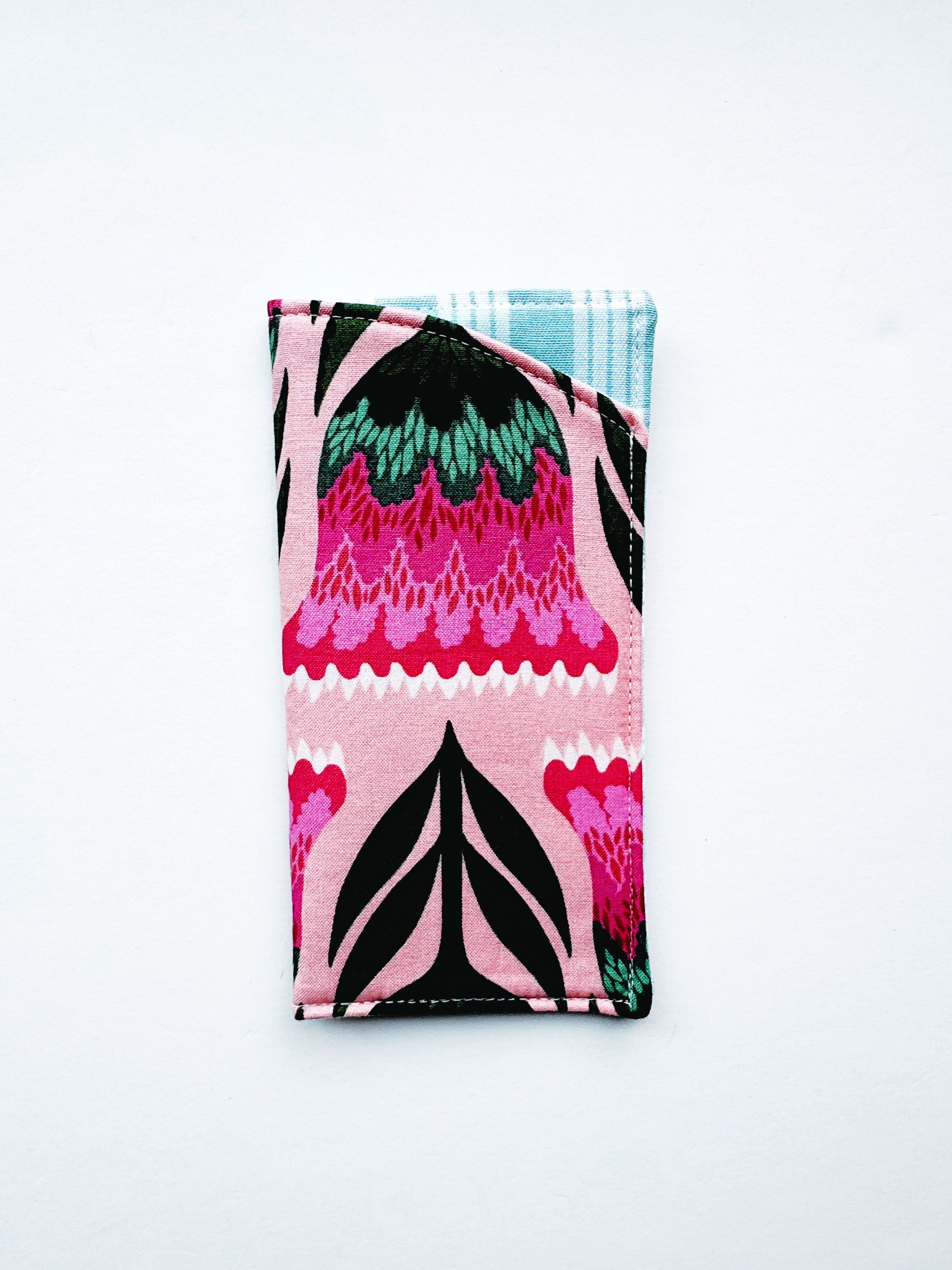 Eyeglass Case - pink floral
