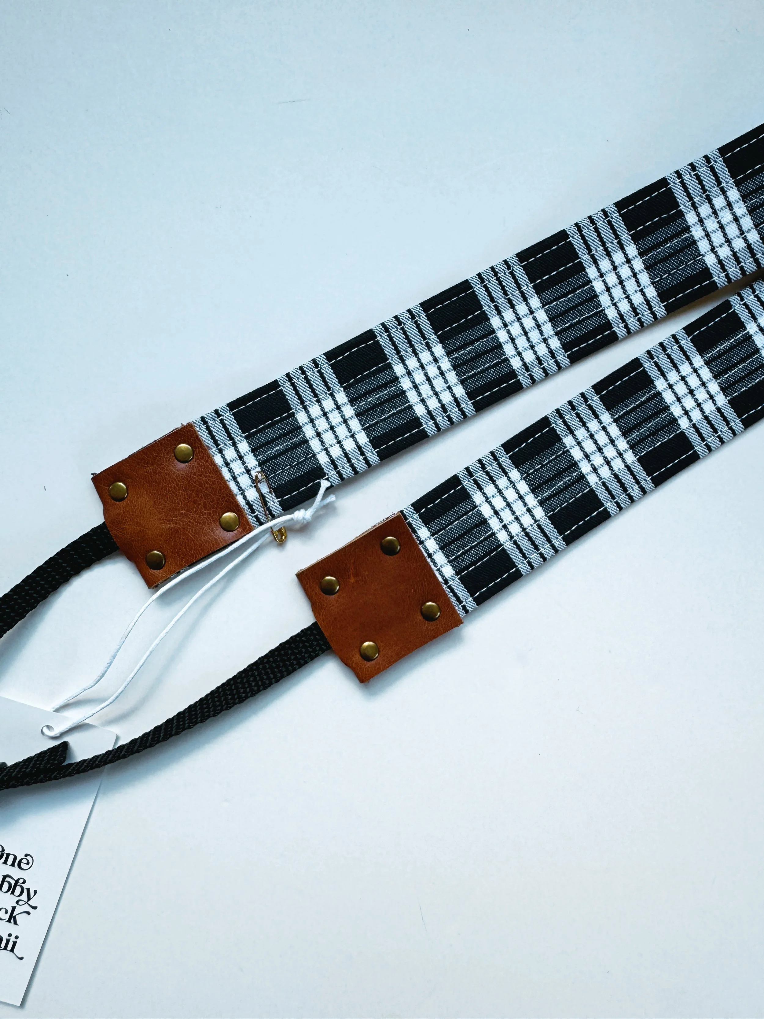 Camera Strap - black palaka