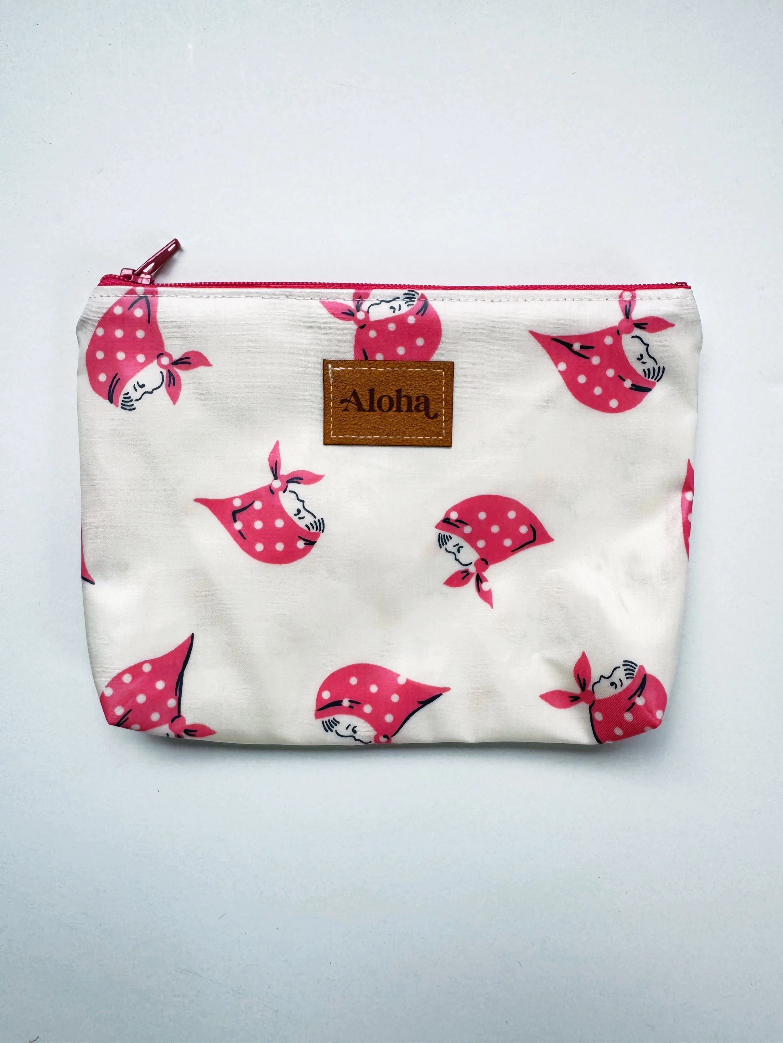 Laminated pouch - kerchief girls pink