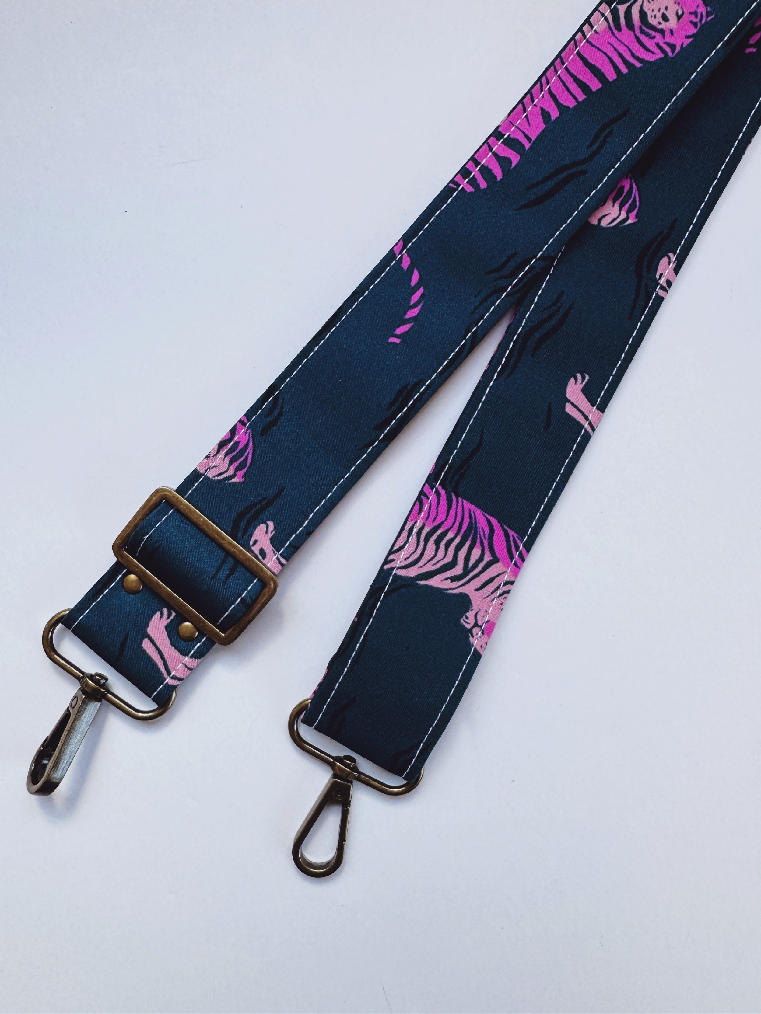 Adjustable purse Strap - navy tigers