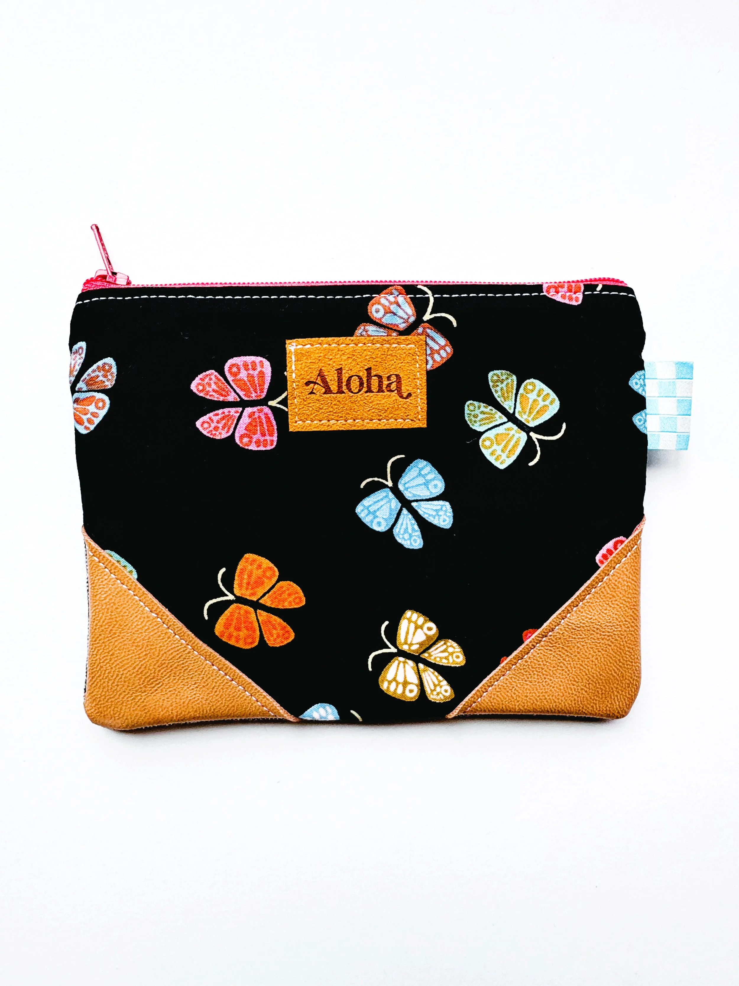 Zip pouch - butterfly