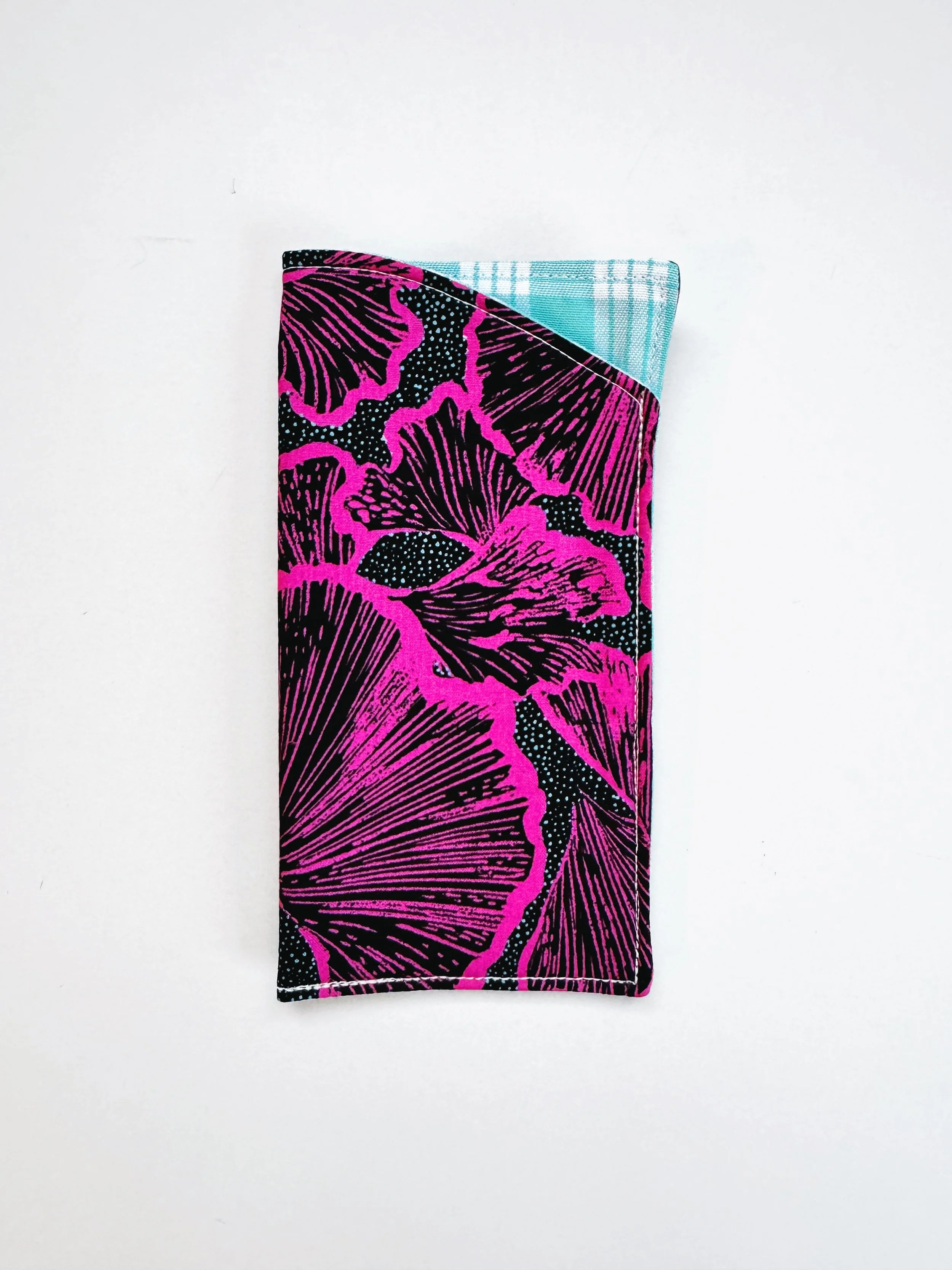 Eyeglass Case - purple ginkgo